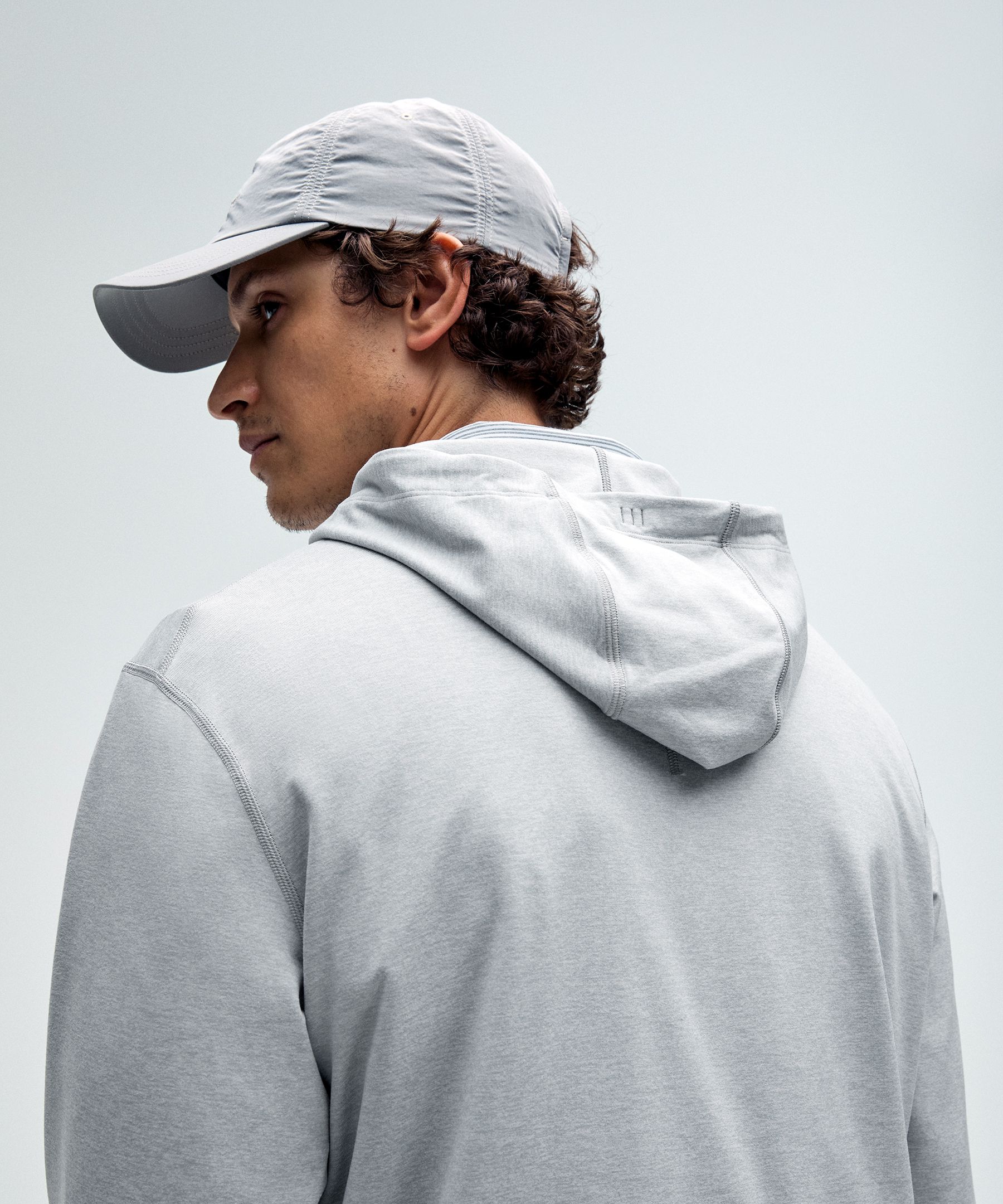 Shop Lululemon Soft Jersey Pullover Hoodie