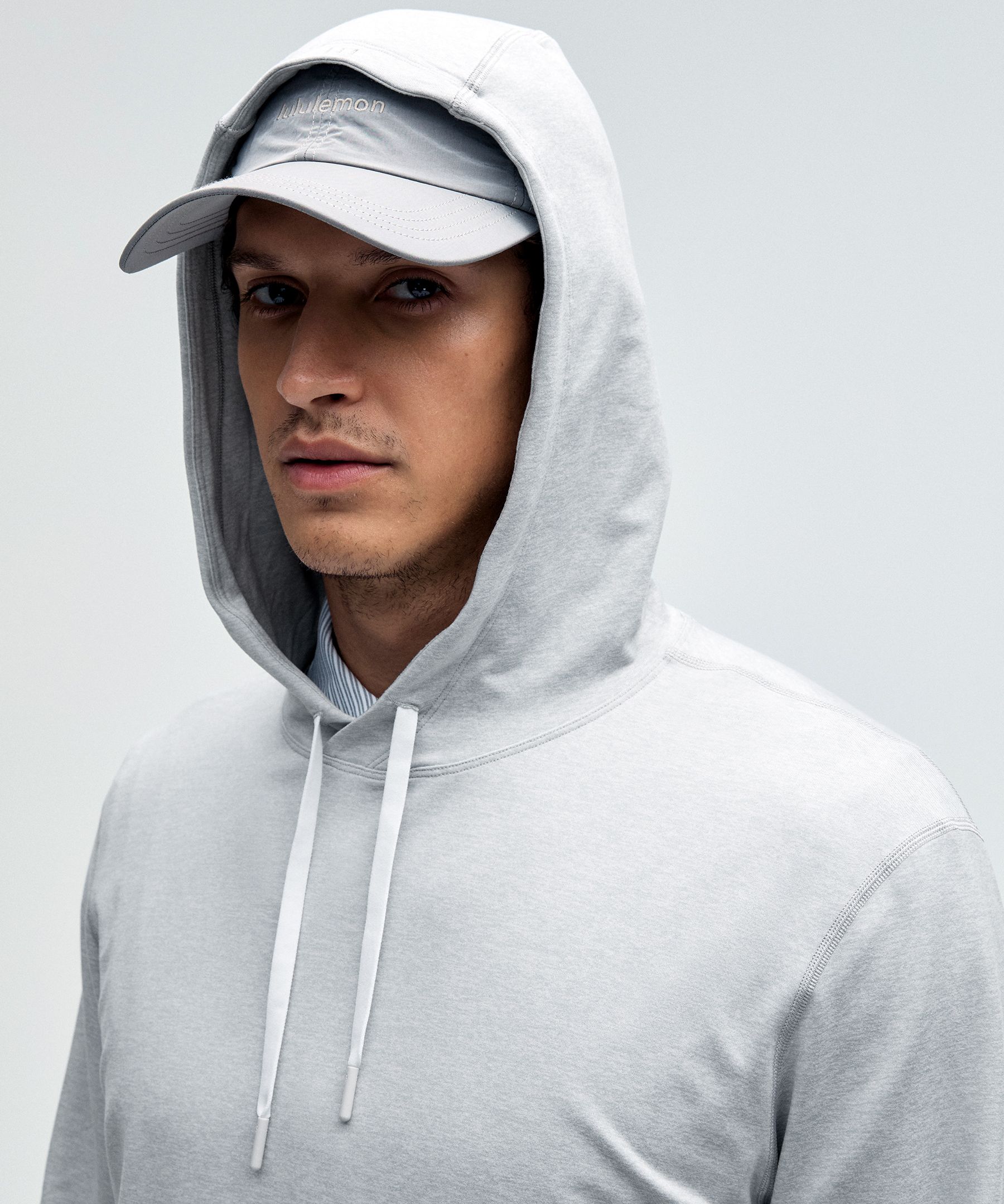 Shop Lululemon Soft Jersey Pullover Hoodie