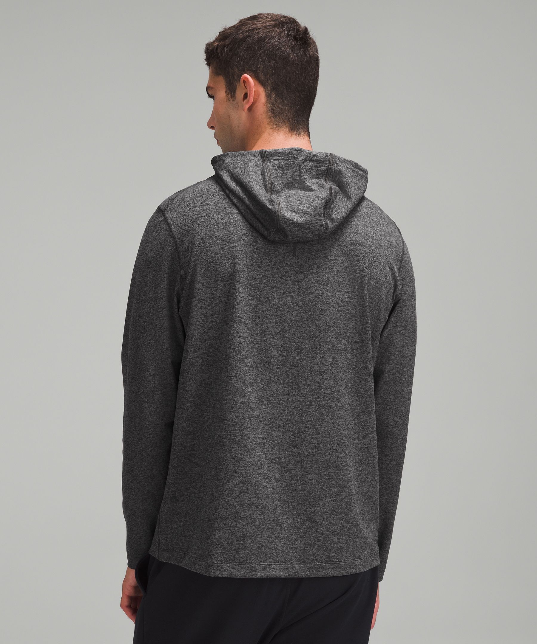 Soft Jersey Pullover Hoodie, Men's Long Sleeve Shirts