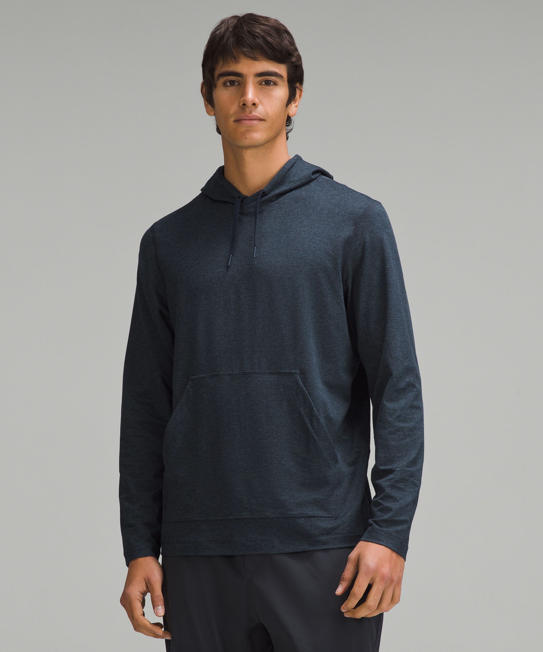 Soft Jersey Pullover Hoodie, Men's Long Sleeve Shirts