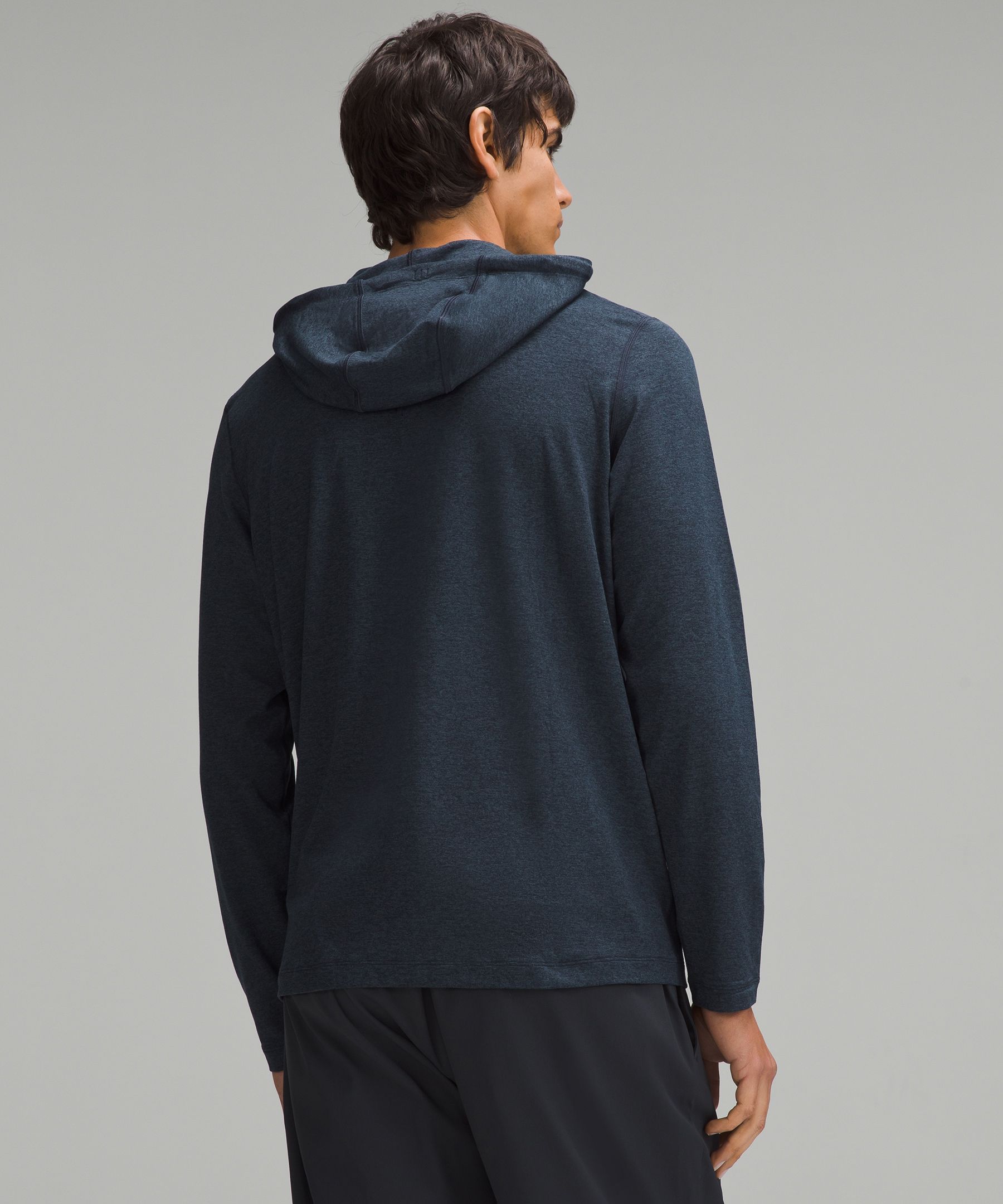 Lululemon Soft Jersey Pullover Hoodie - Heathered Sheer Blue