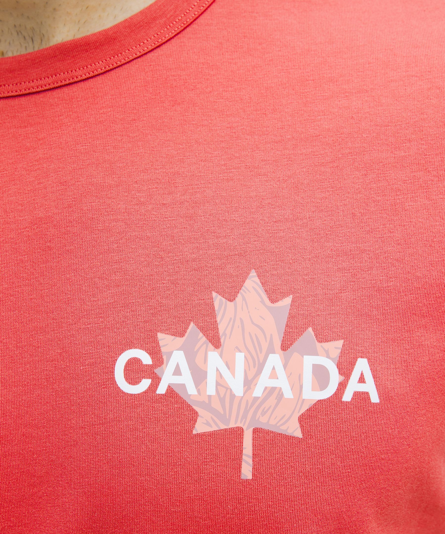 Team Canada Men's Cotton Jersey Graphic T-Shirt *COC Logo