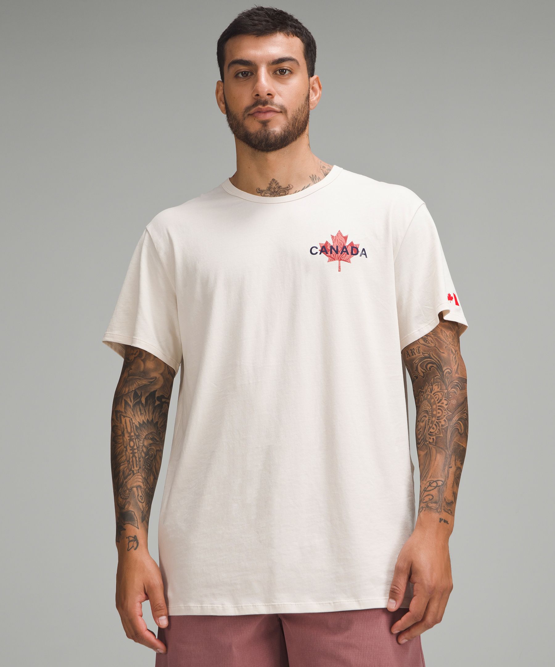 Team Canada Men's Cotton Jersey Graphic T-Shirt *COC Logo | Short Sleeve Shirts & Tee's