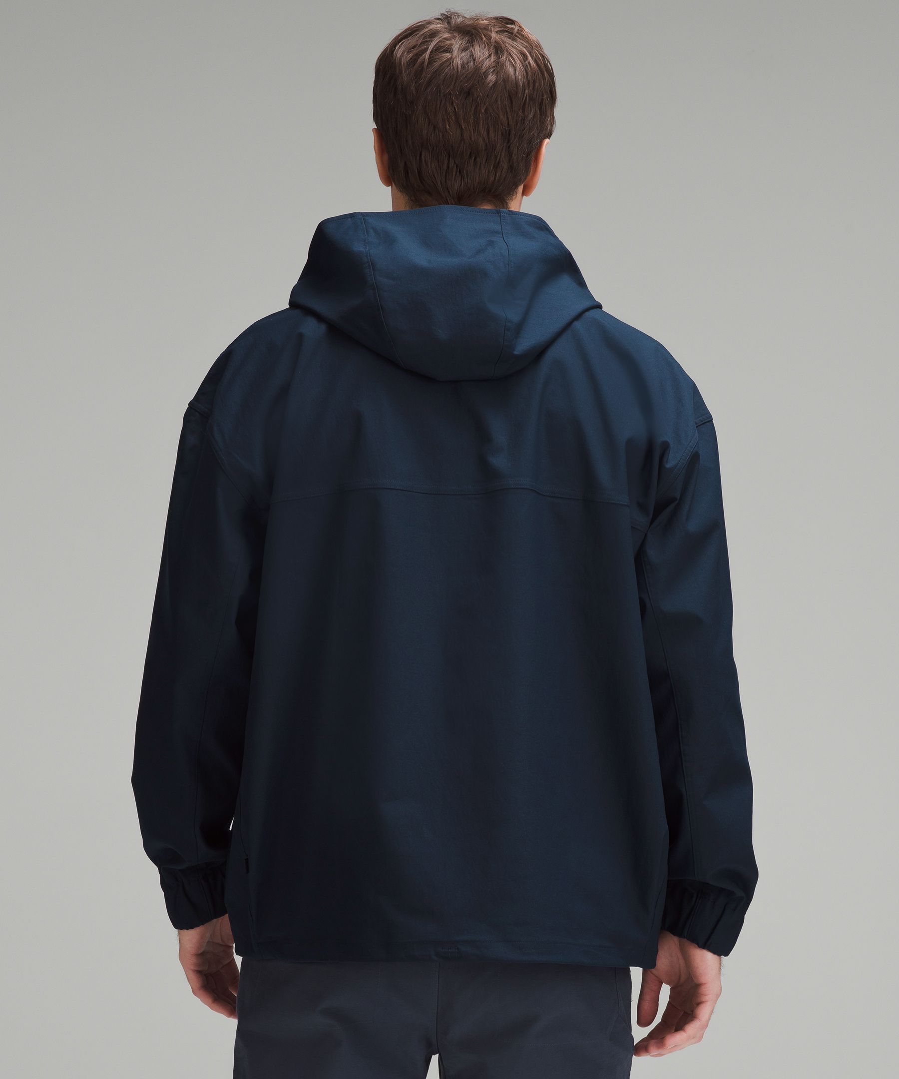 Smooth Twill Half-Zip Anorak | Men's Hoodies & Sweatshirts