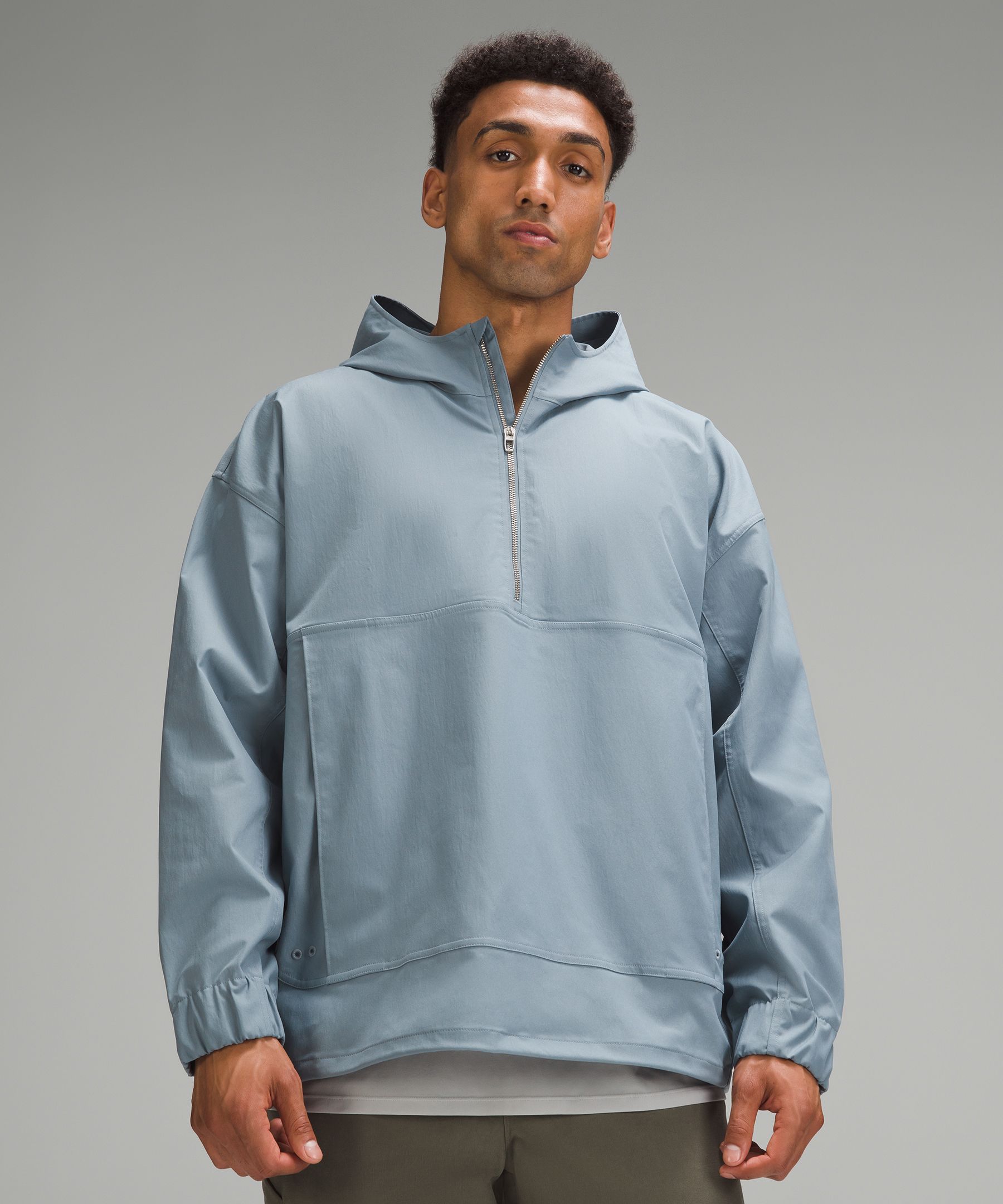 Lululemon athletica Smooth Twill Half-Zip Anorak, Men's Hoodies &  Sweatshirts