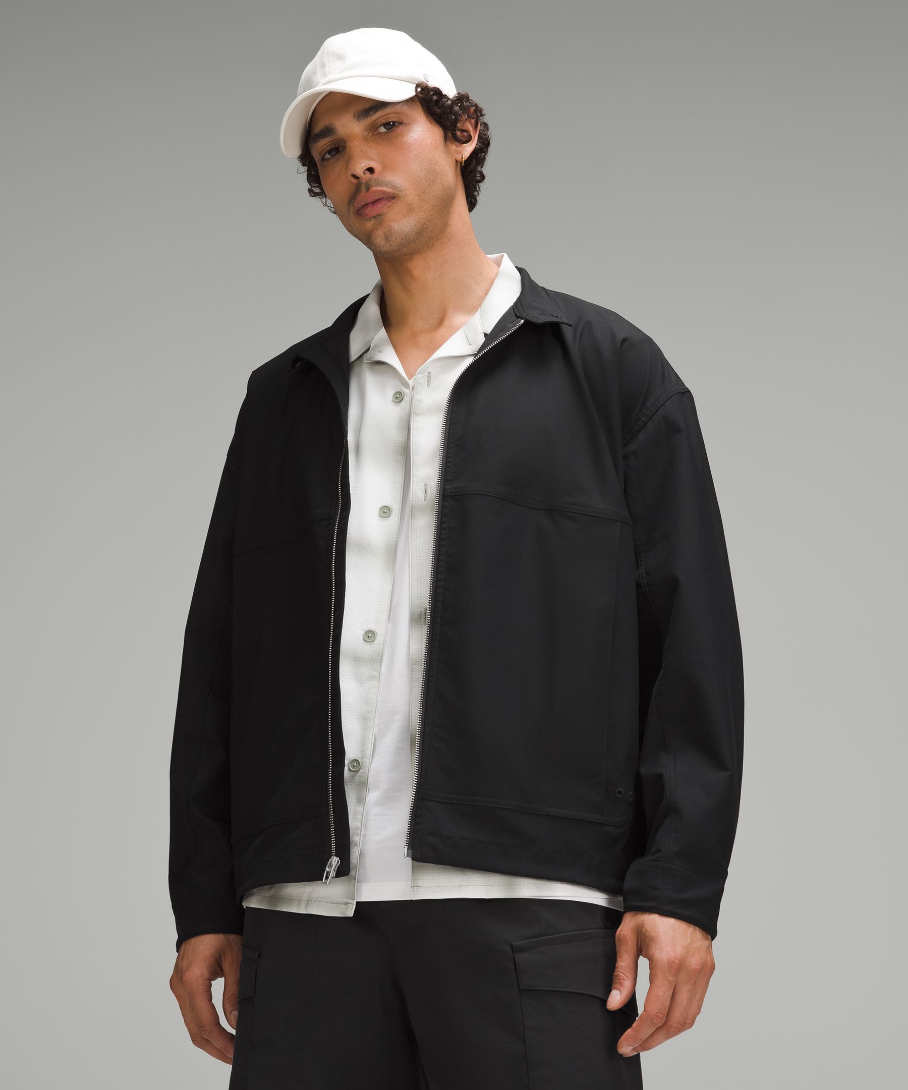 Hip length twill jacket hotsell