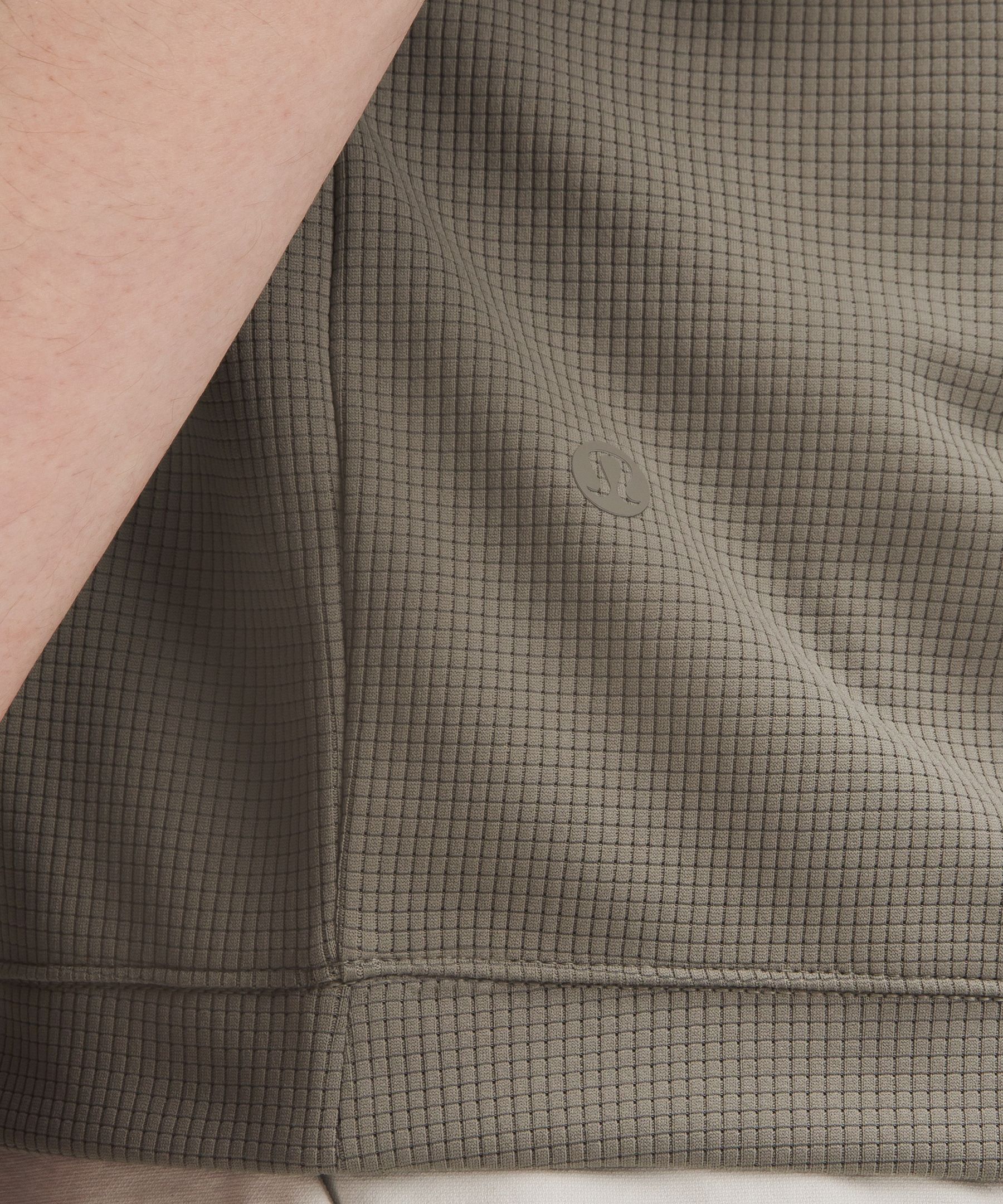 Lululemon Textured Mesh Short-sleeve Polo Shirt In Green