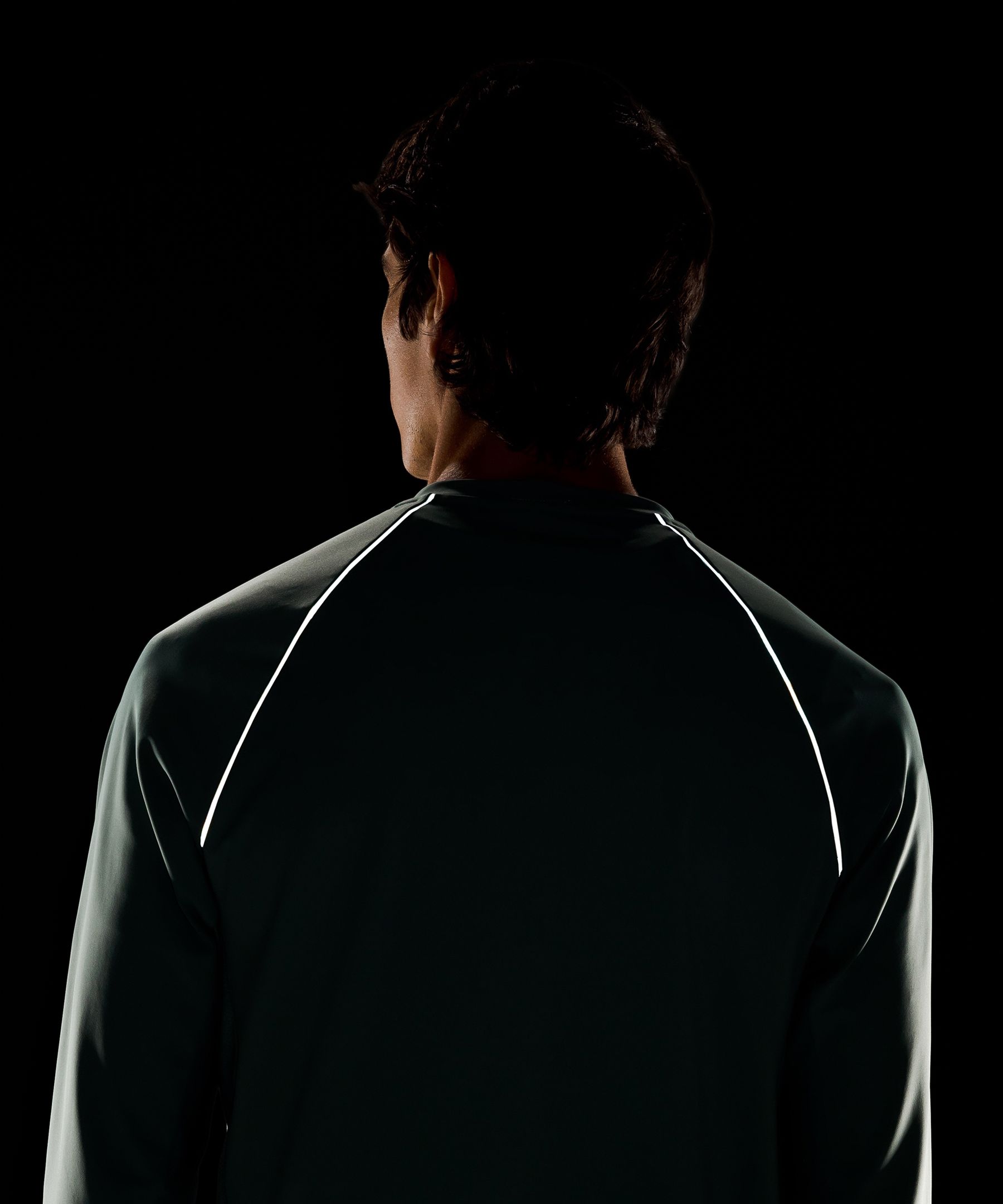 lululemon athletica Nulux Half-zip Long Sleeve Shirt in Black