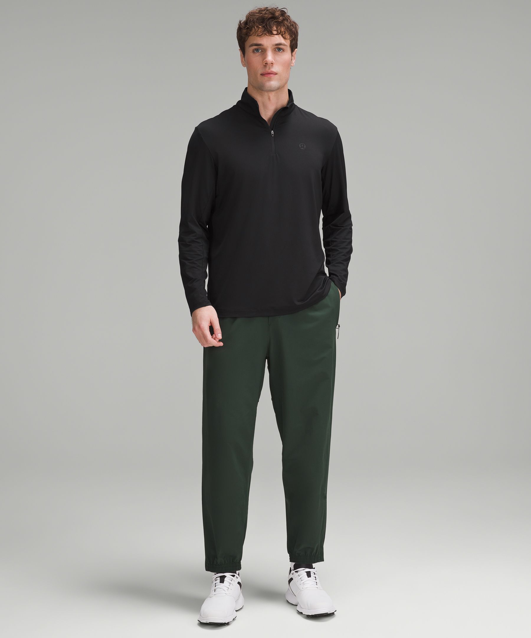 Shop Lululemon Long-sleeve Golf Half Zip