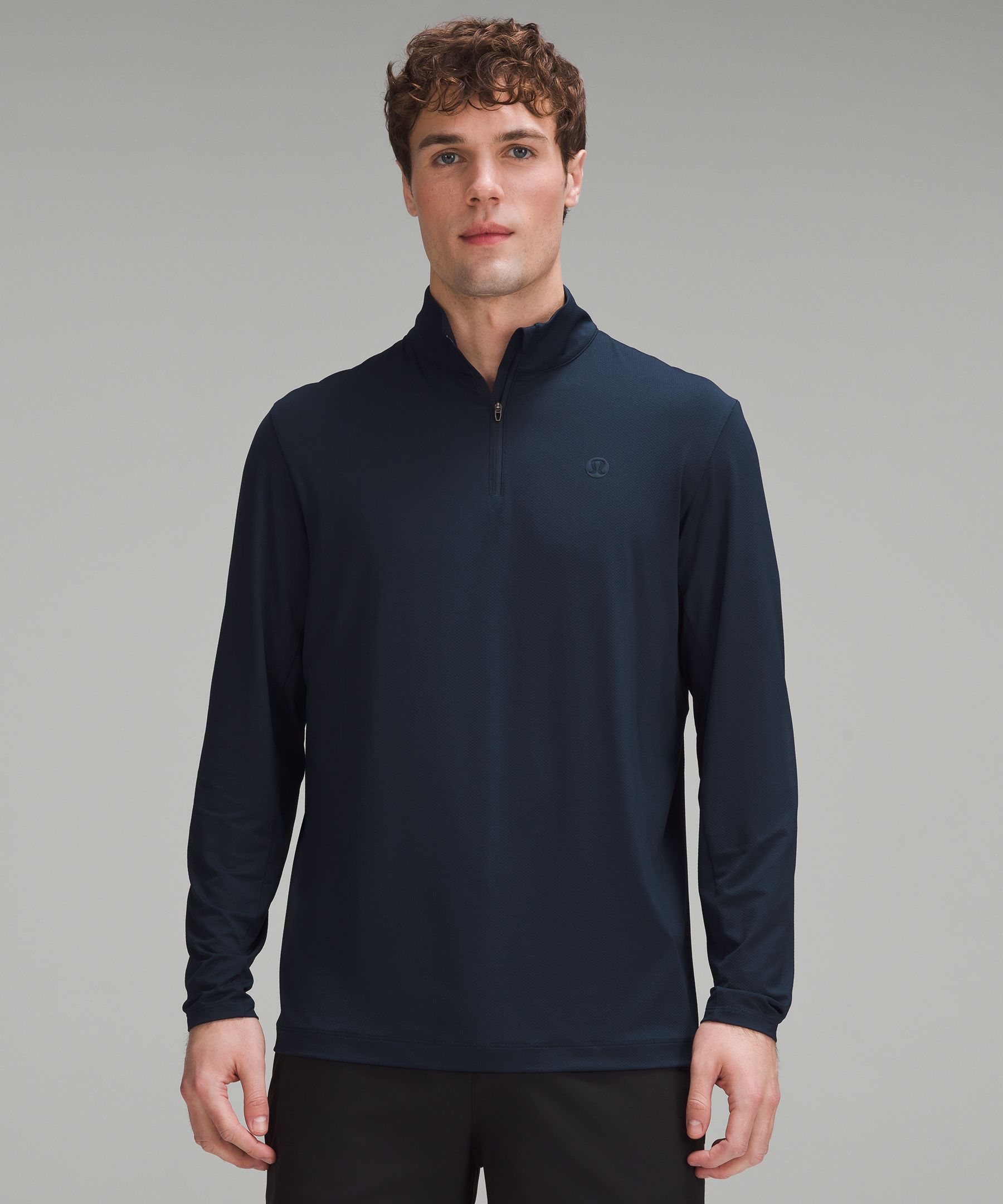 Shop Lululemon Long-sleeve Golf Half Zip