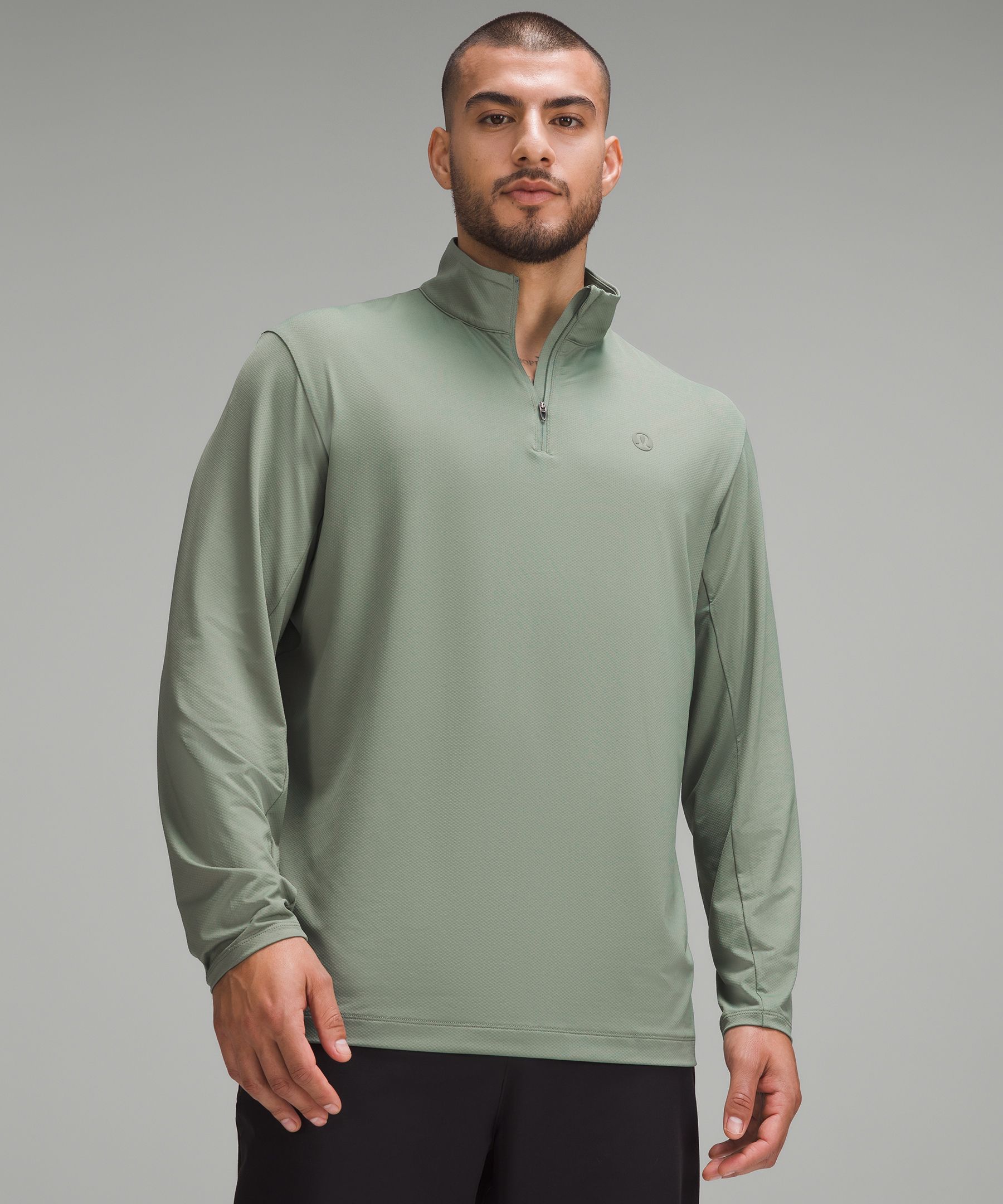 Shop Lululemon Long-sleeve Golf Half Zip