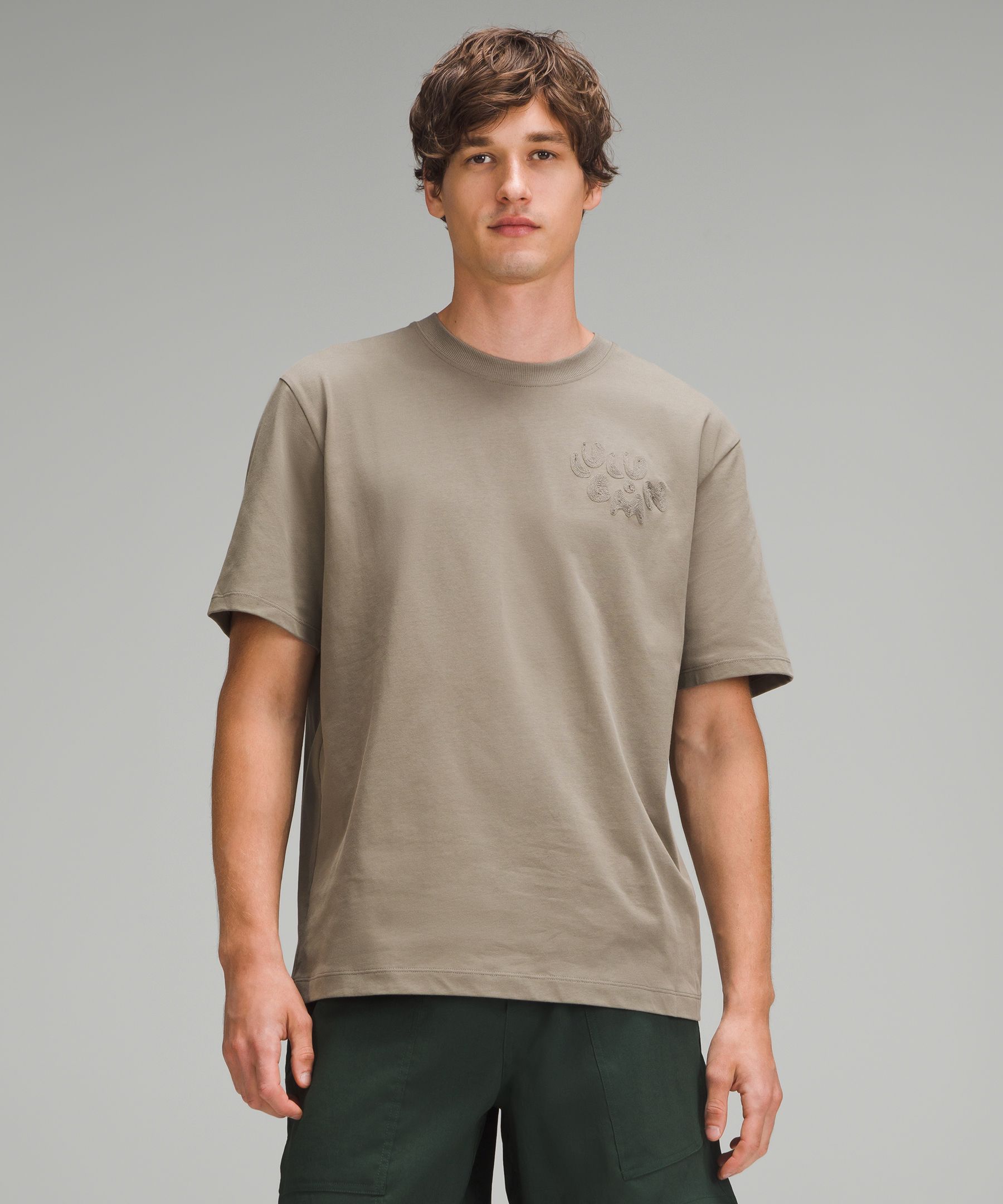 Heavyweight Cotton Jersey T-Shirt *Embroidered