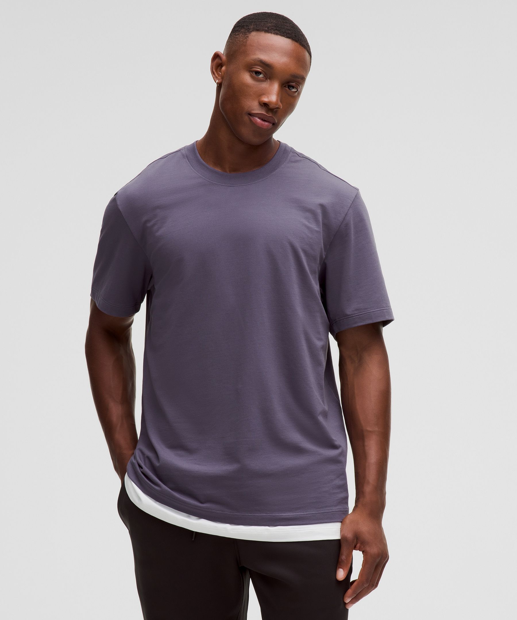 Zeroed In Short-Sleeve Shirt - Purple