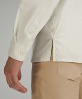 Poplin Relaxed Long-Sleeve Button Up Shirt