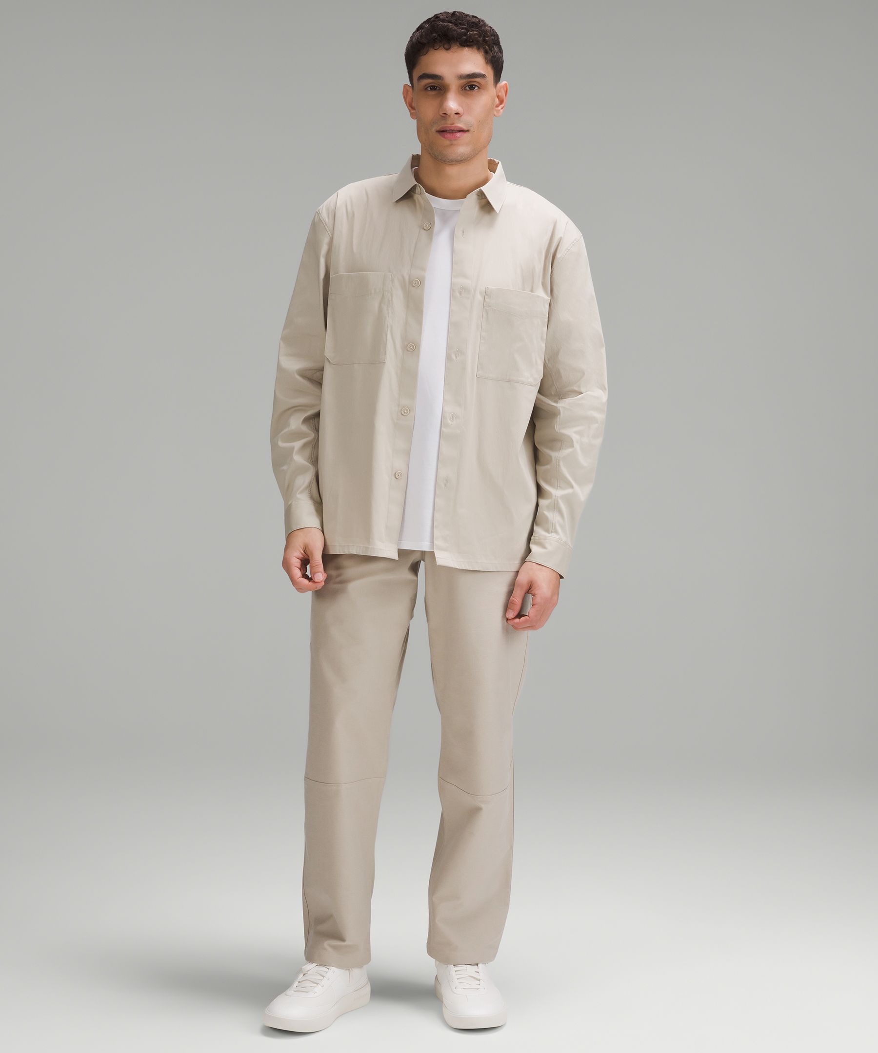 Lululemon Poplin Relaxed Long-sleeve Button Up Shirt