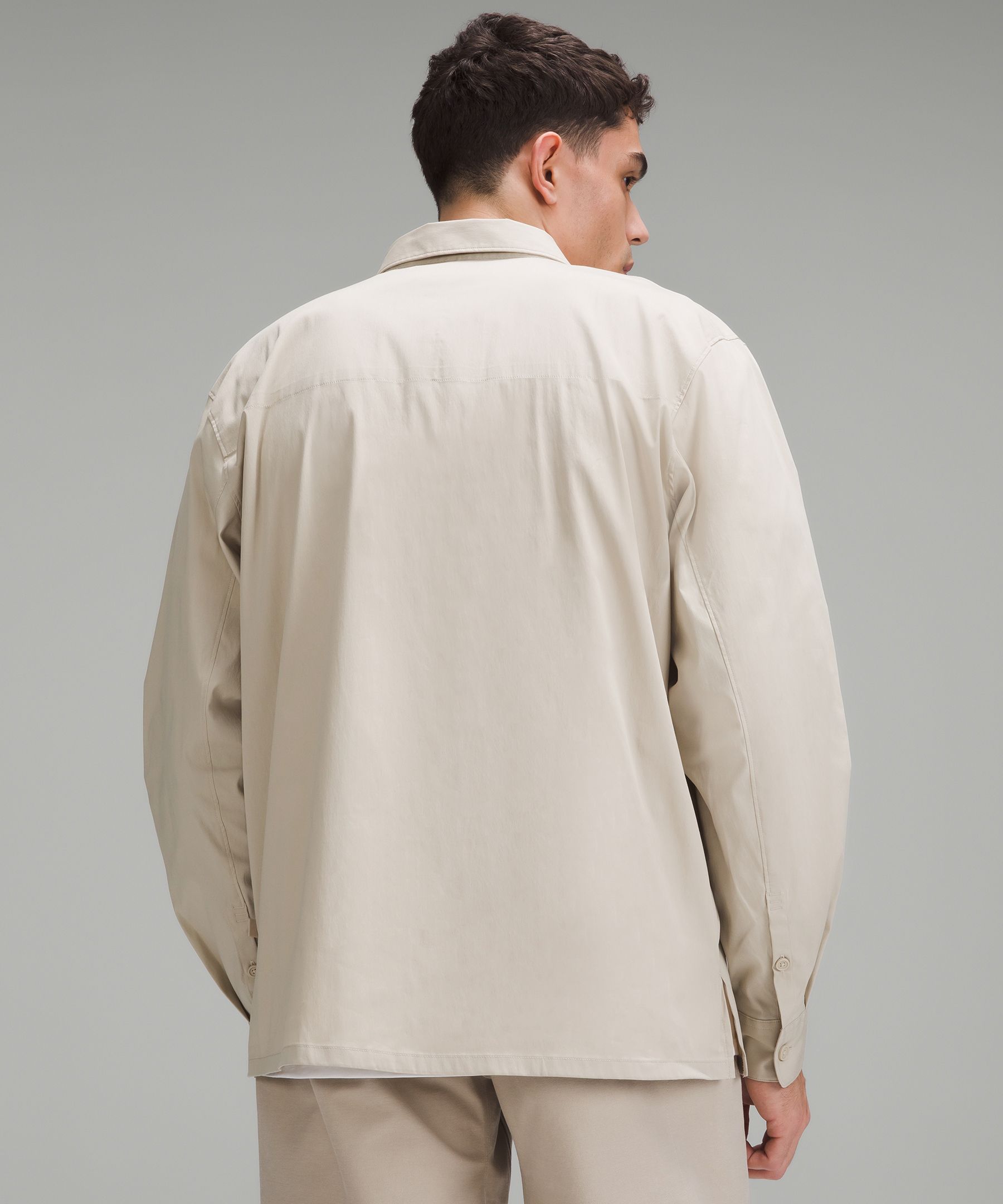 Lululemon Poplin Relaxed Long-sleeve Button Up Shirt