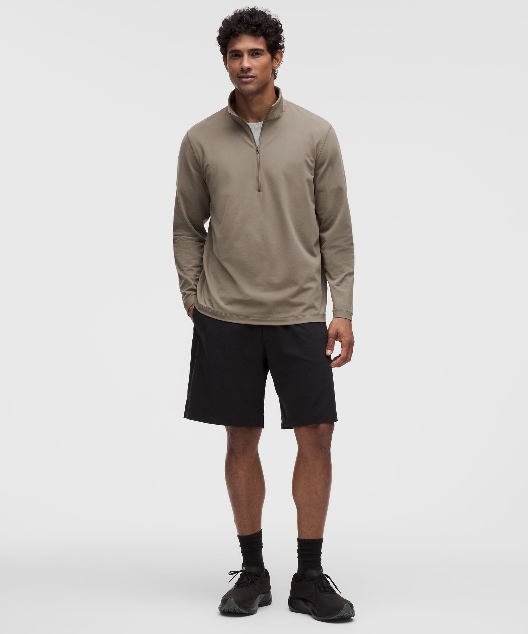 Soft Jersey Half Zip
