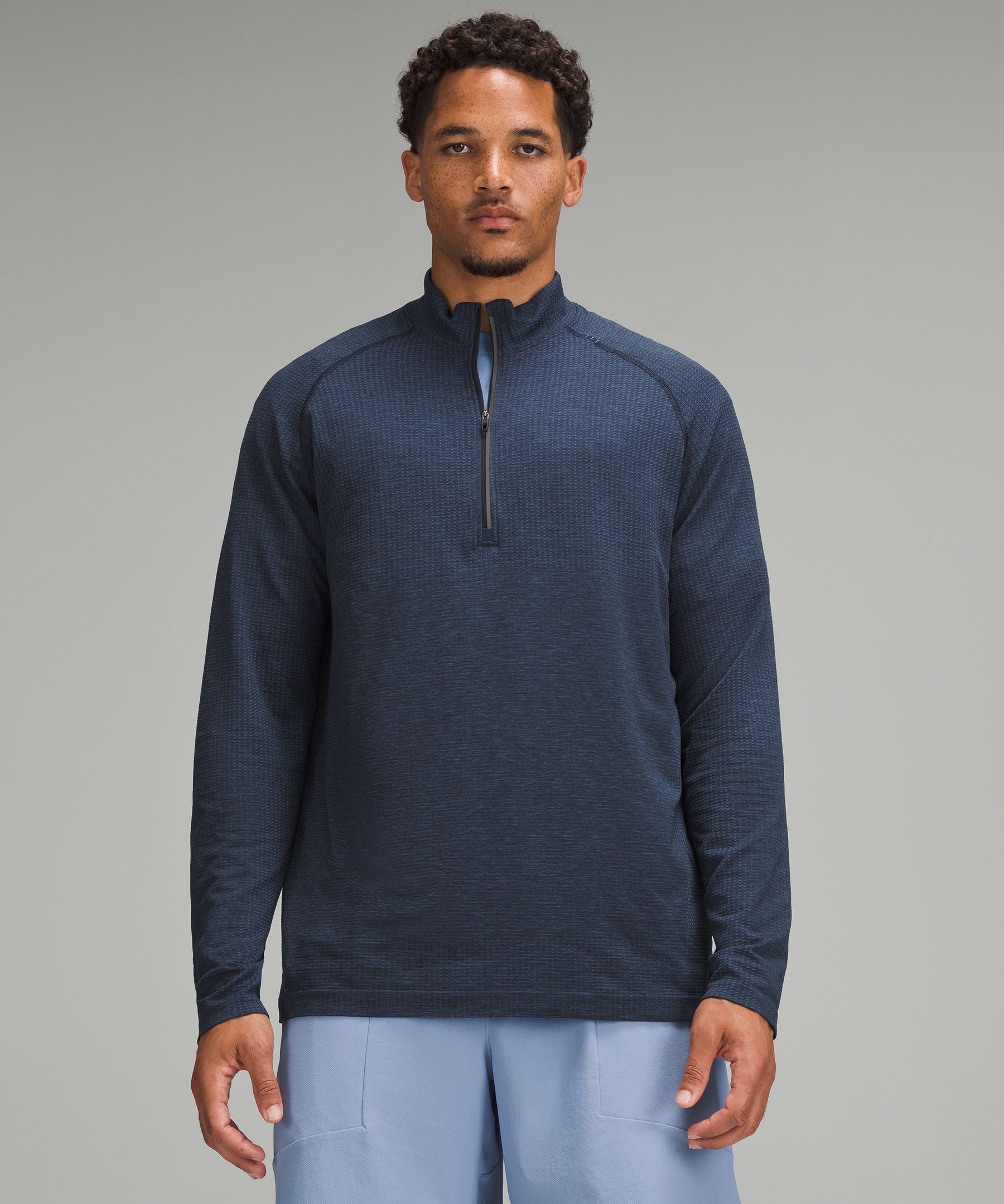 Metal Vent Tech Half Zip - Navy,Blue