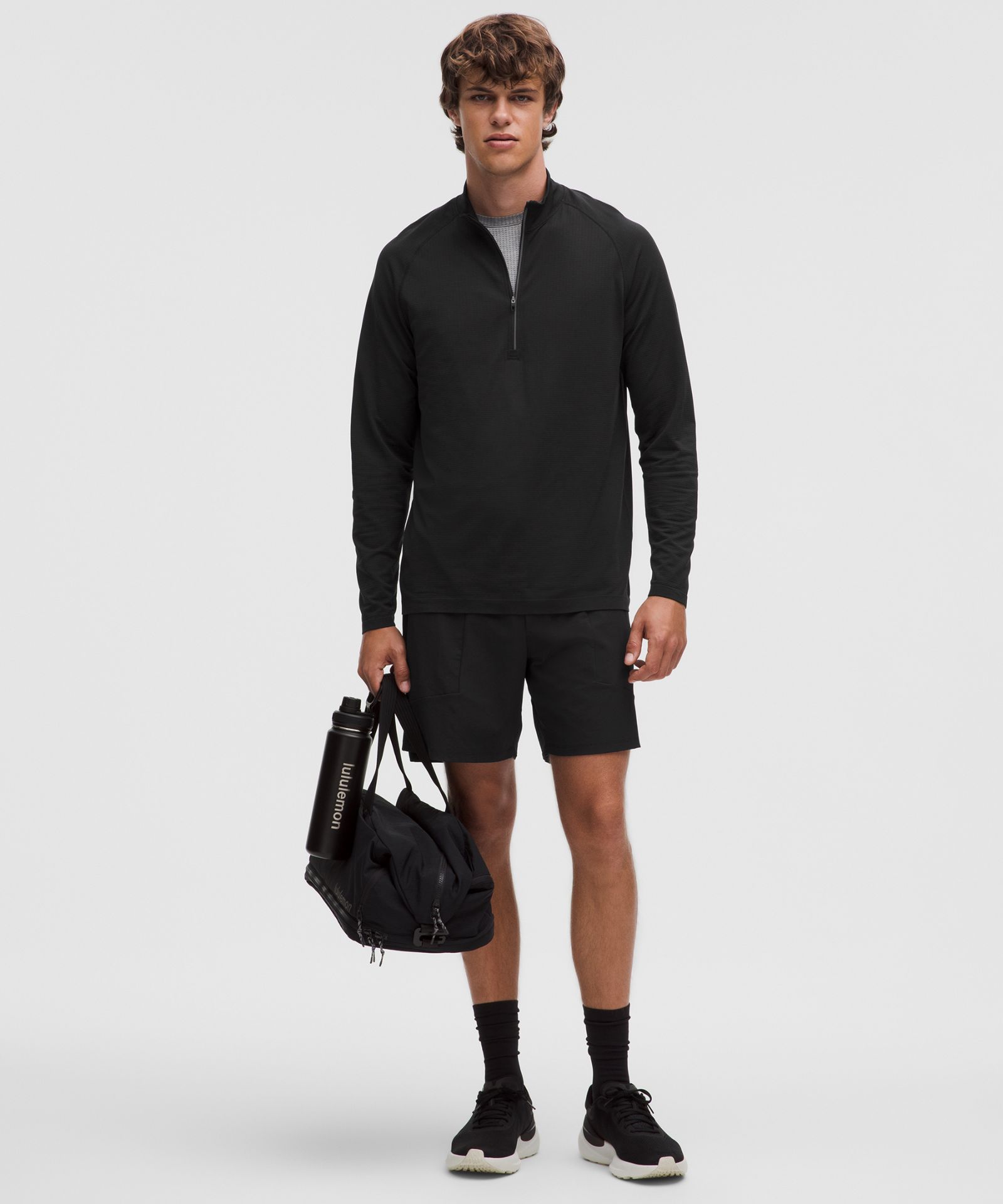 Мужская кофта Lululemon Metal Vent Tech Half Zip — фото 2