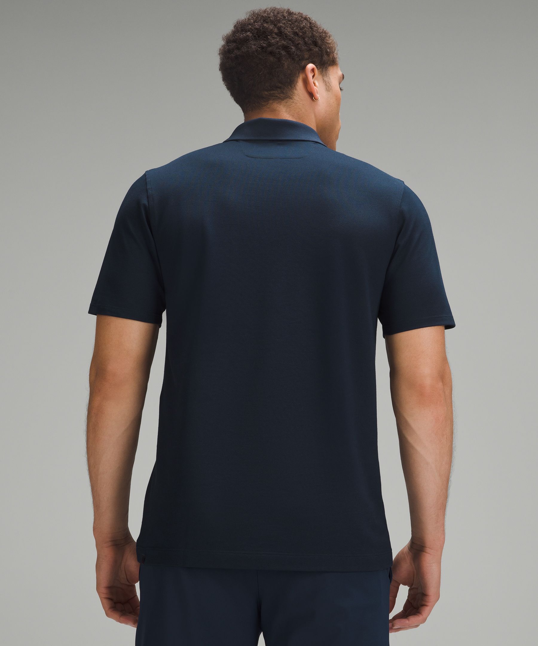 Shop Lululemon Classic-fit Pique Short-sleeve Polo Shirt