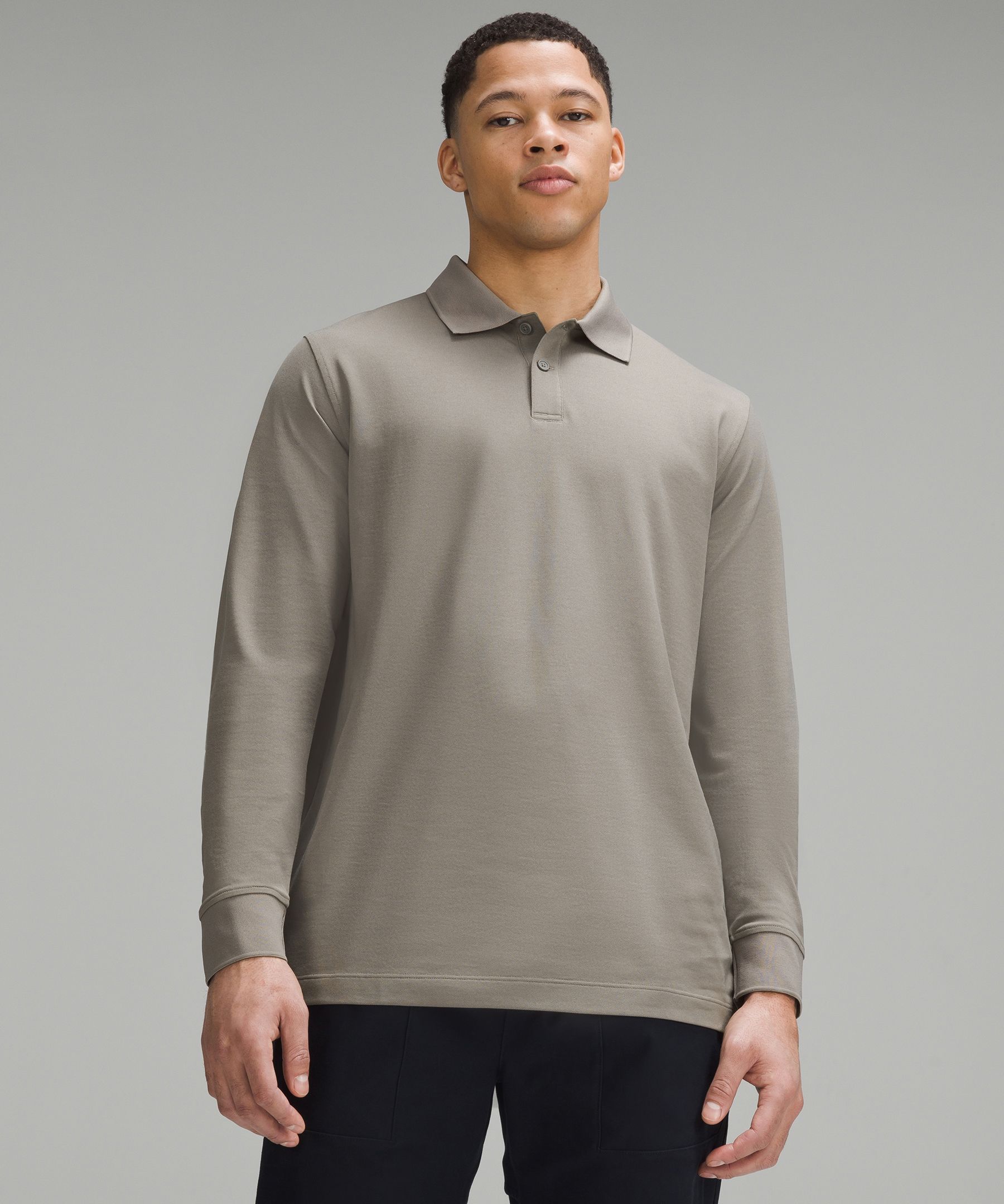 Evolution Long-Sleeve Polo Shirt *Pique | Men's Long Sleeve Shirts |  lululemon