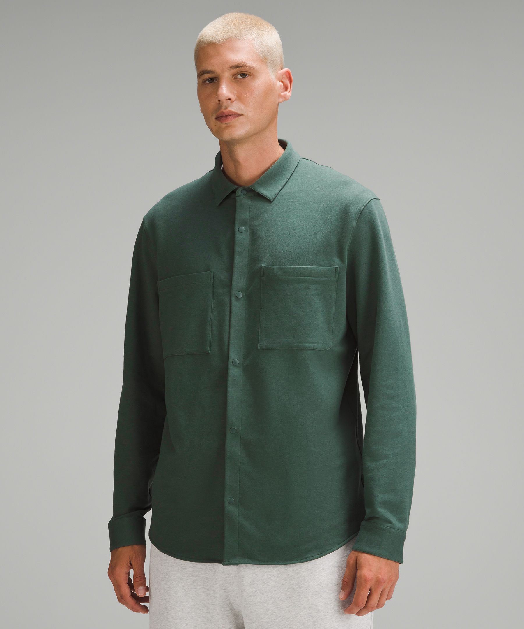 frank & oak - textured viscose button-up tee – Dept - uncmns / fresh laundry