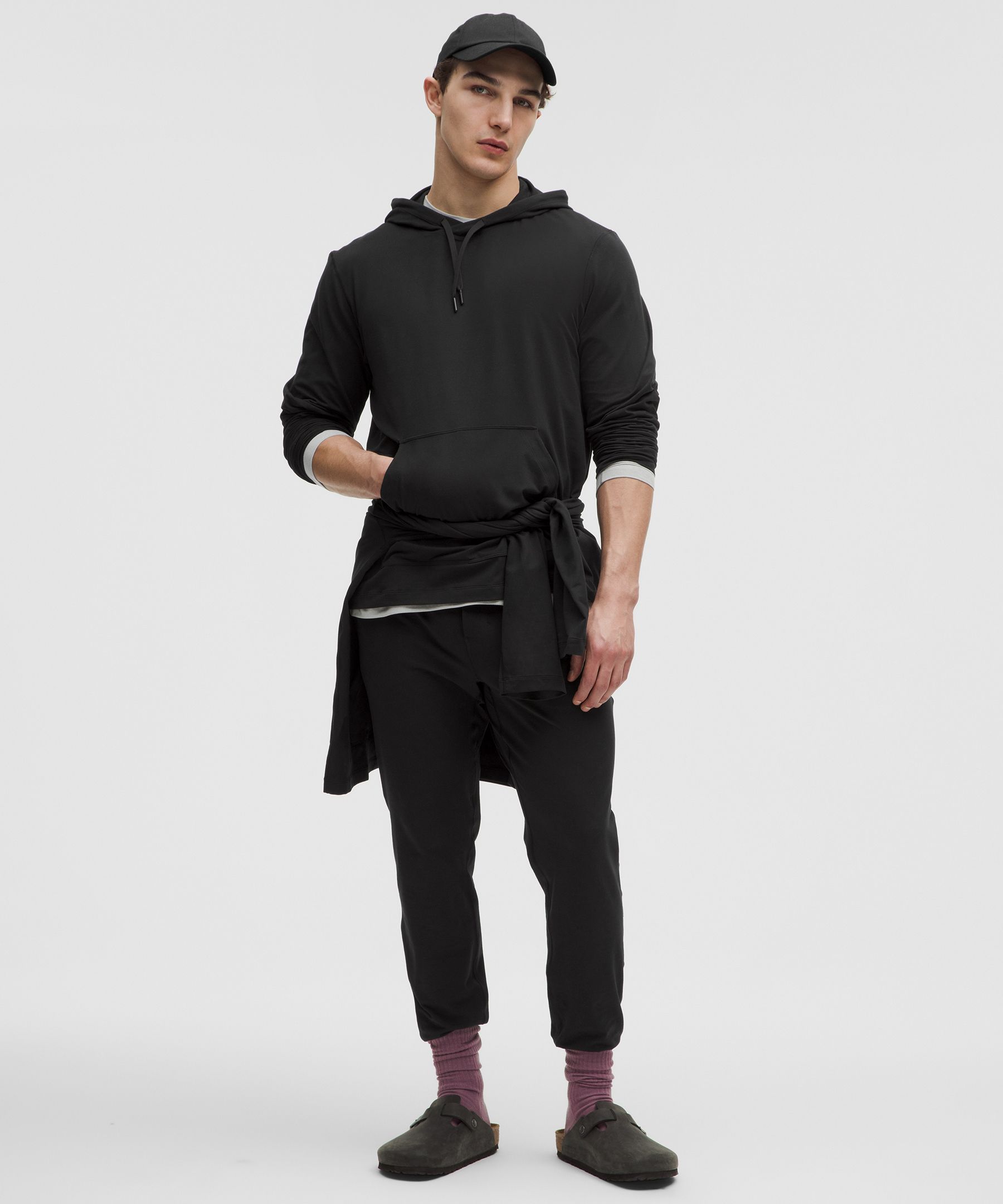 Shop Lululemon Soft Jersey Pullover Hoodie