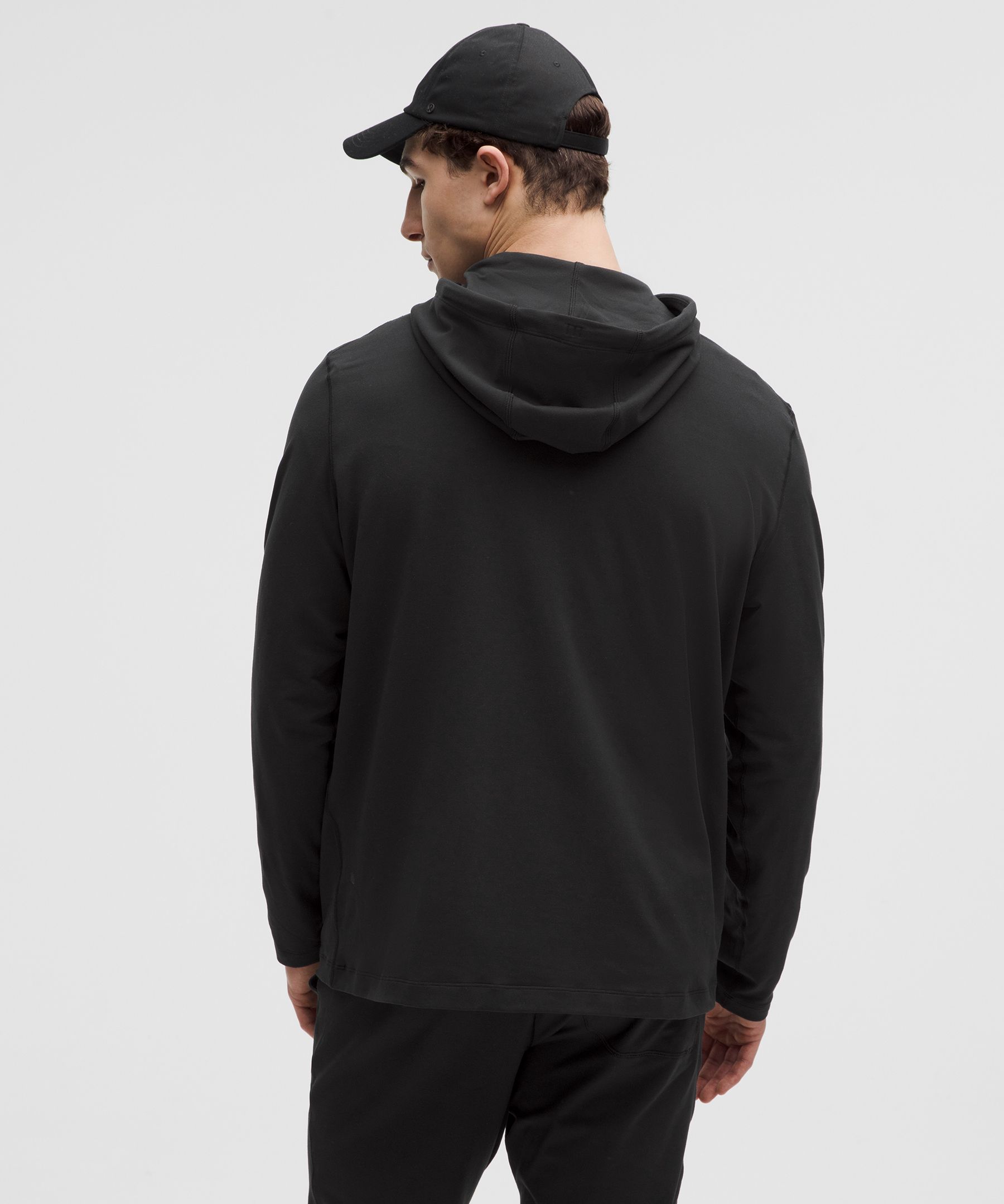 Soft Jersey Pullover Hoodie, Men's Long Sleeve Shirts