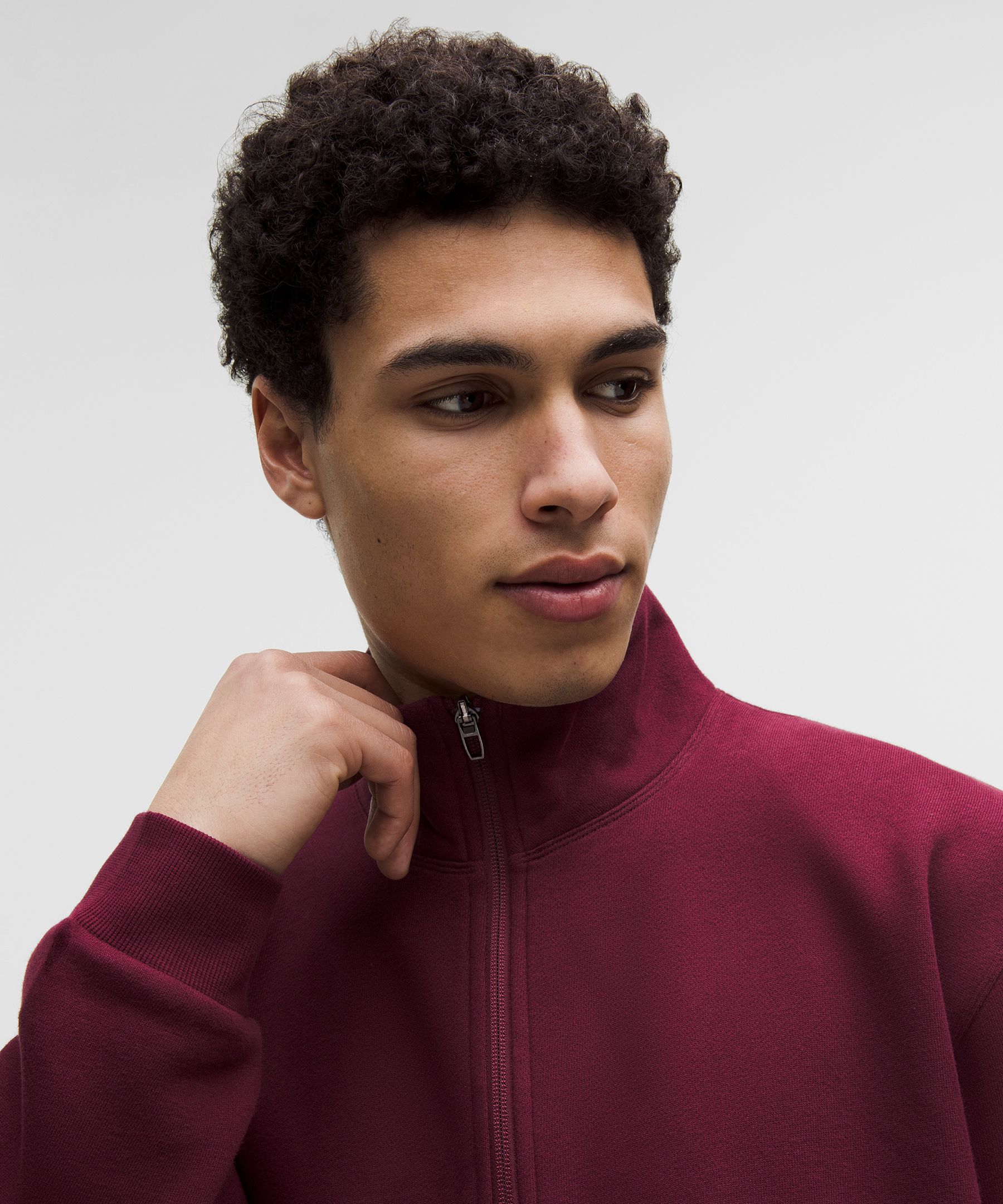 Steady State Sweater mit halblangem Rei&szlig;verschluss