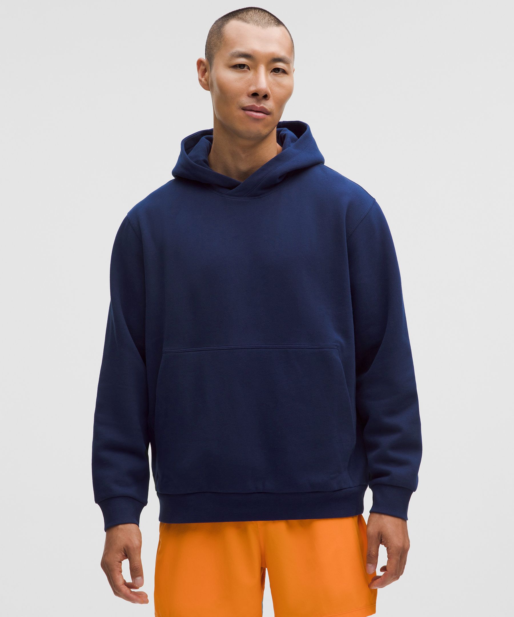 Lululemon フード付きネイビーパーカー サイズ6 Steady State Pullover Hoodie | Men's Hoodies & Sweatshirts | lululemon