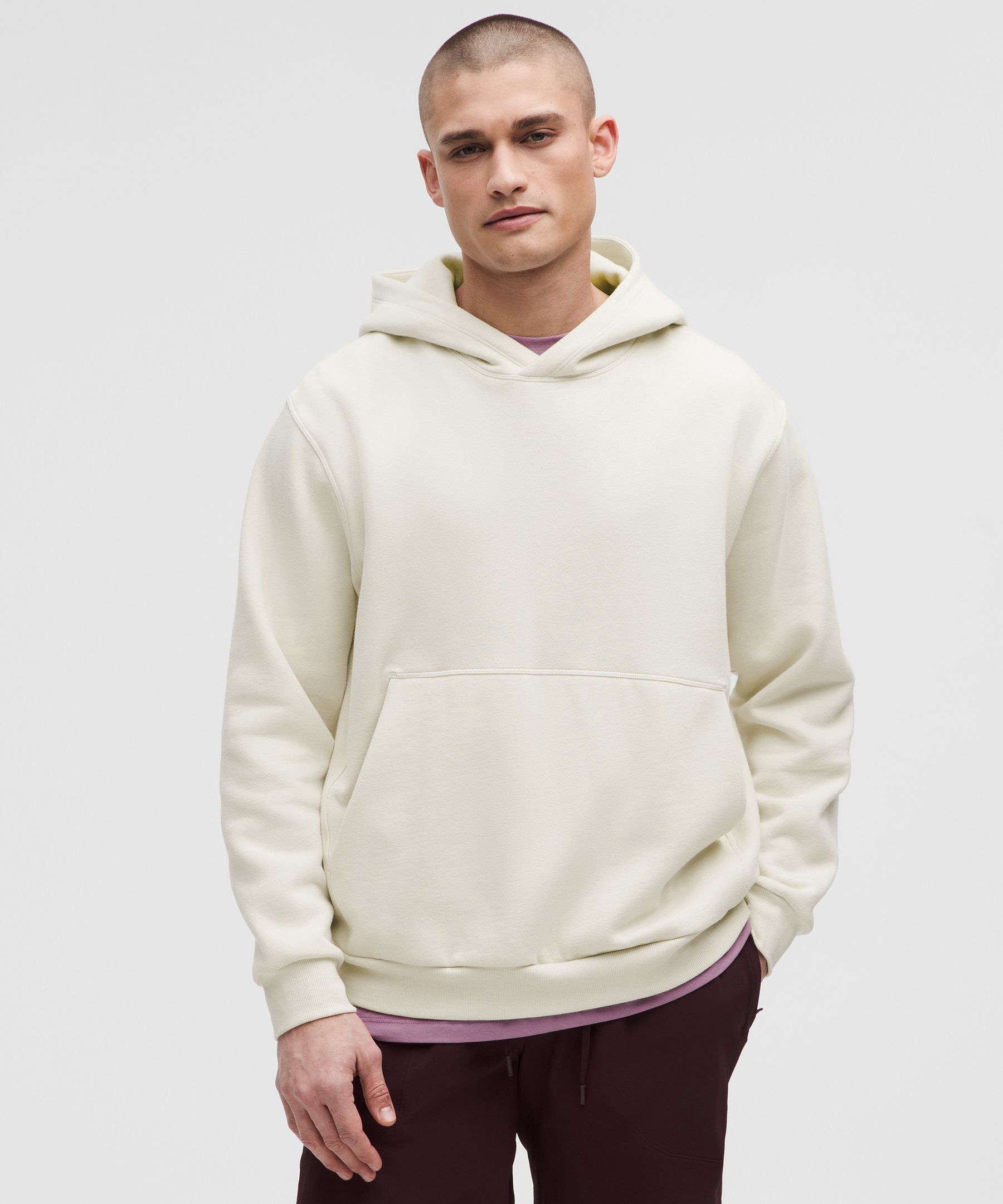 Steady State Pullover Hoodie - White,Neutral