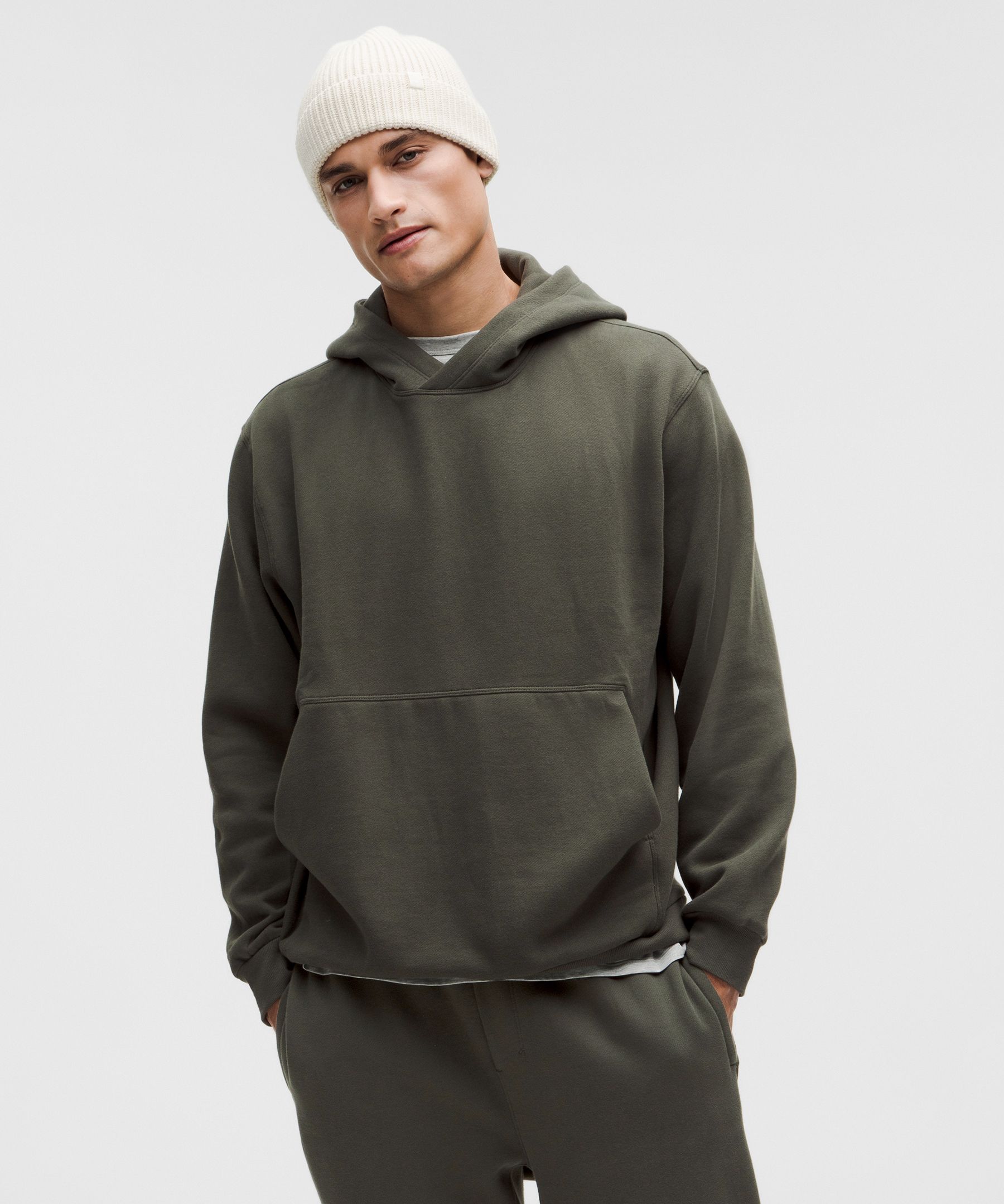 Steady State Pullover Hoodie - Brown,Neutral