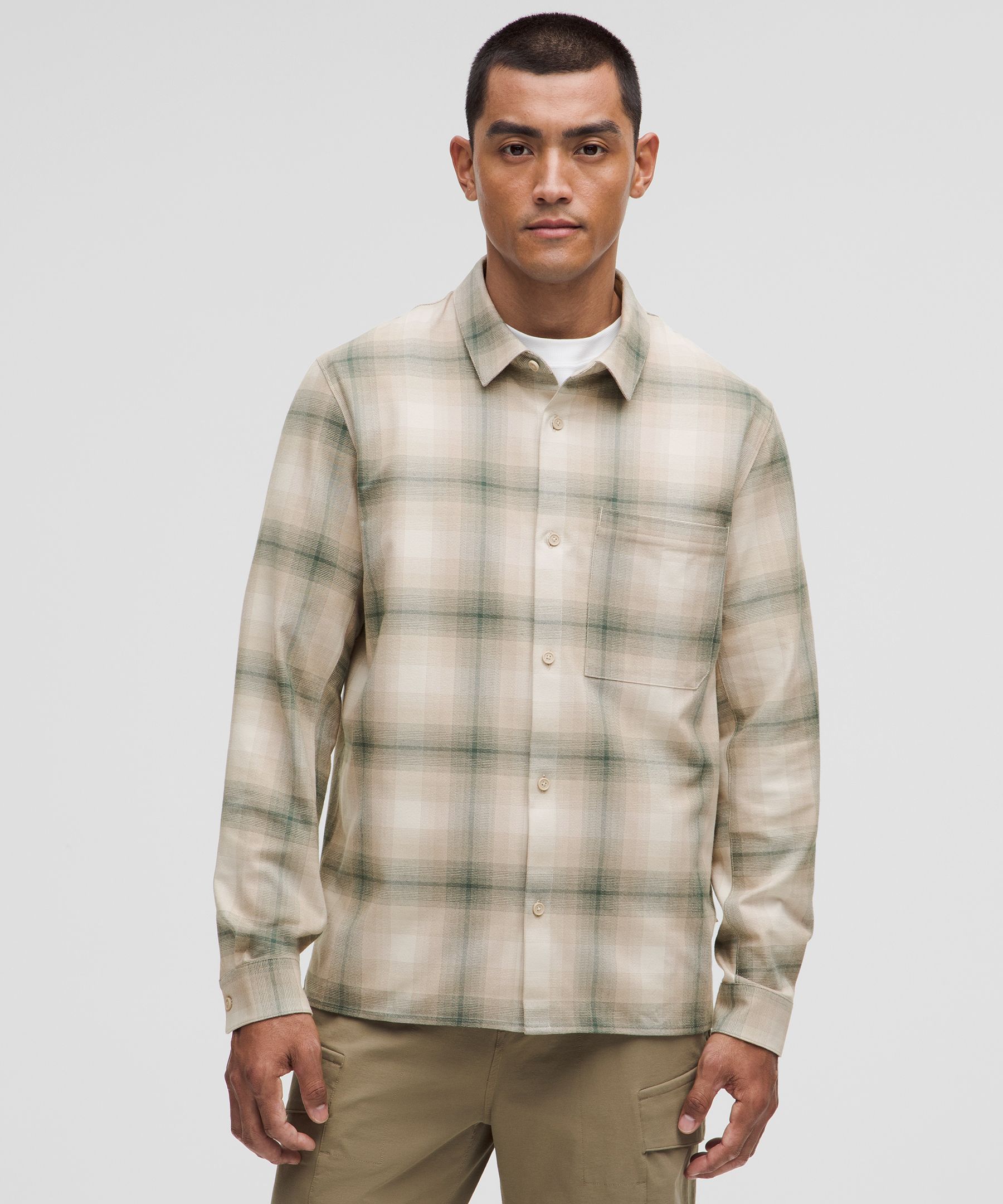 Brushed Woven Overshirt