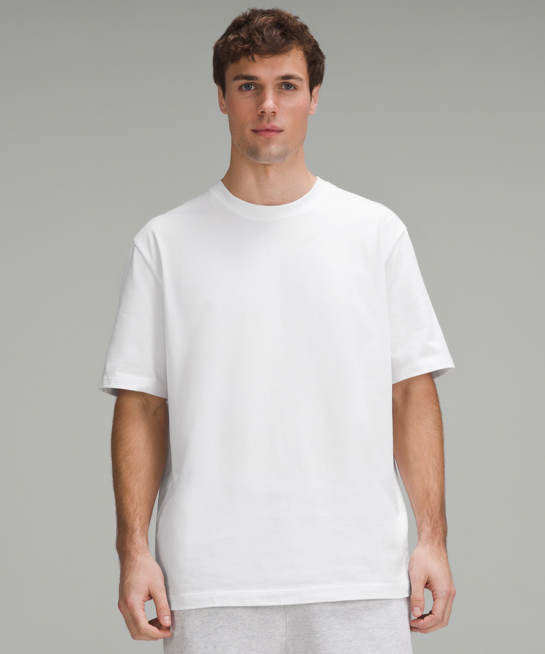 Lululemon Heavyweight Cotton T-Shirt Bodysuit - White - lulu fanatics