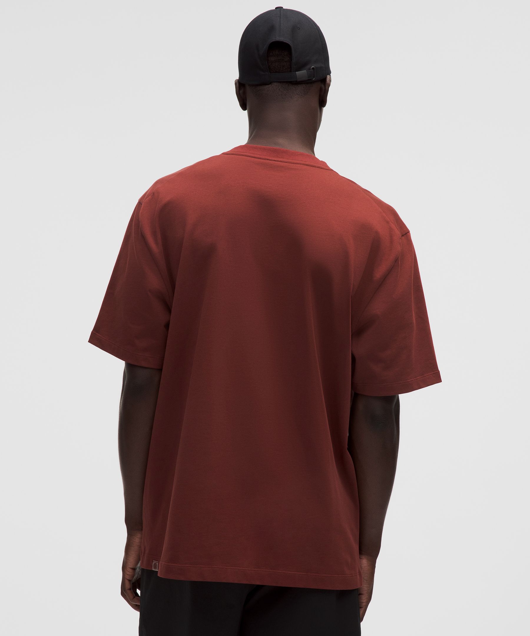 Lululemon Heavyweight Cotton Jersey T-shirt In Red