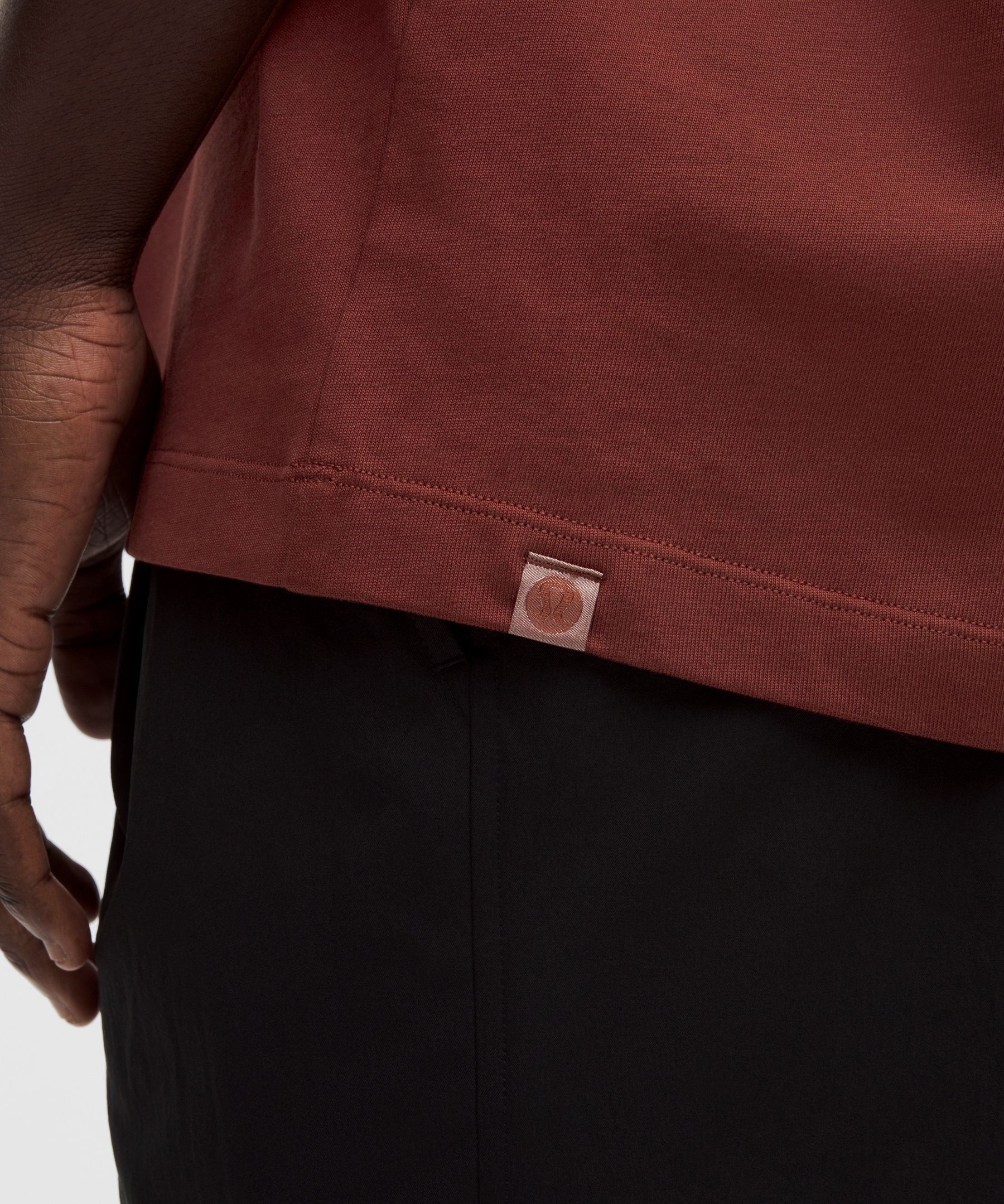 Lululemon Heavyweight Cotton Jersey T-shirt In Red