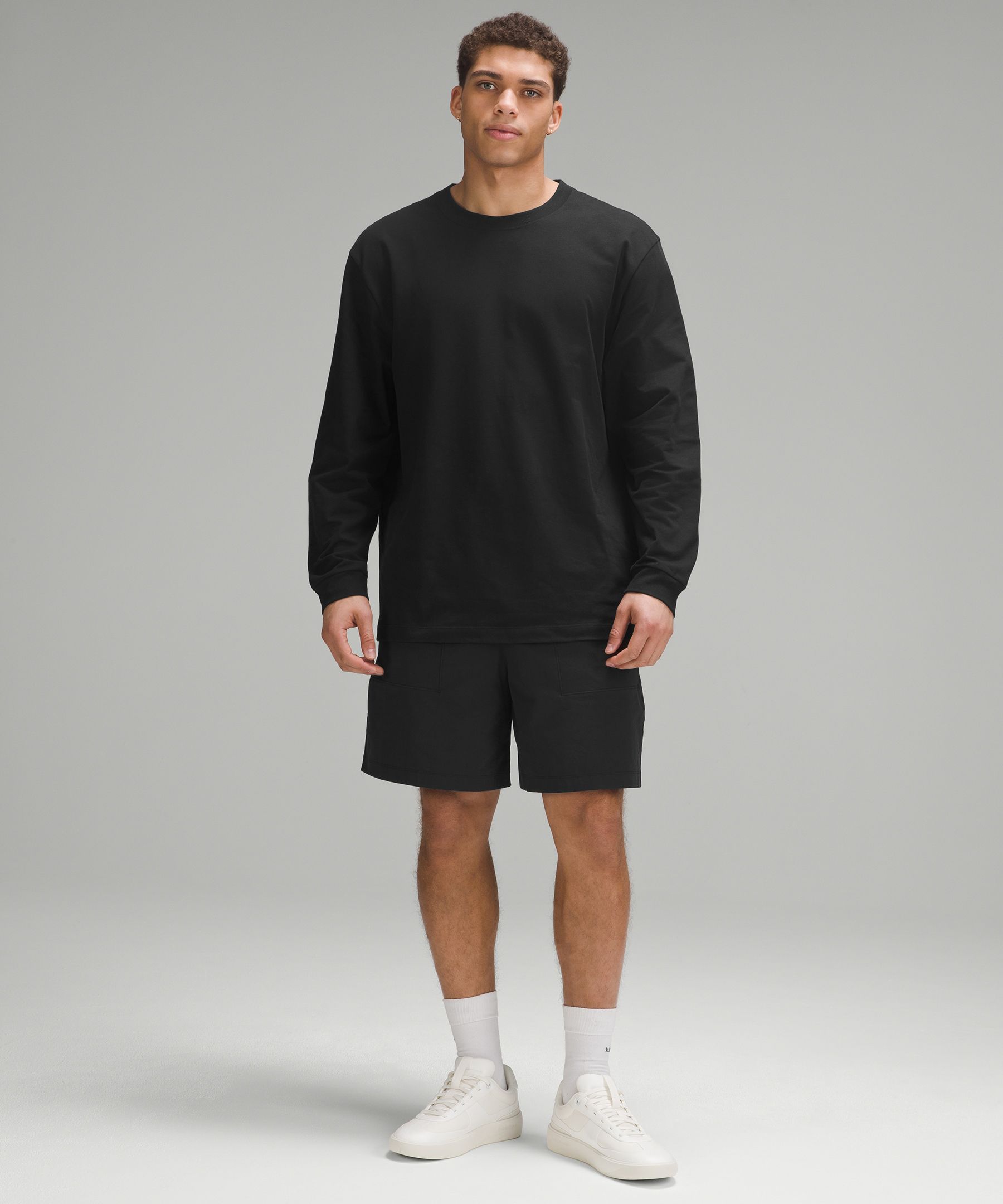 Heavyweight Cotton Jersey Long-Sleeve Shirt