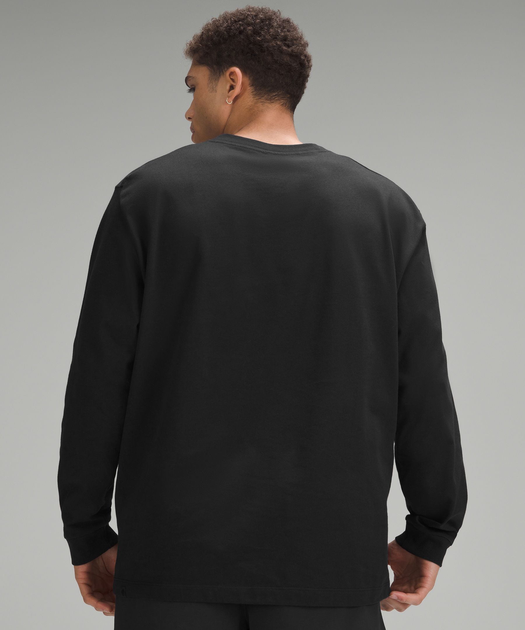 Shop Lululemon Heavyweight Cotton Jersey Long-sleeve Shirt