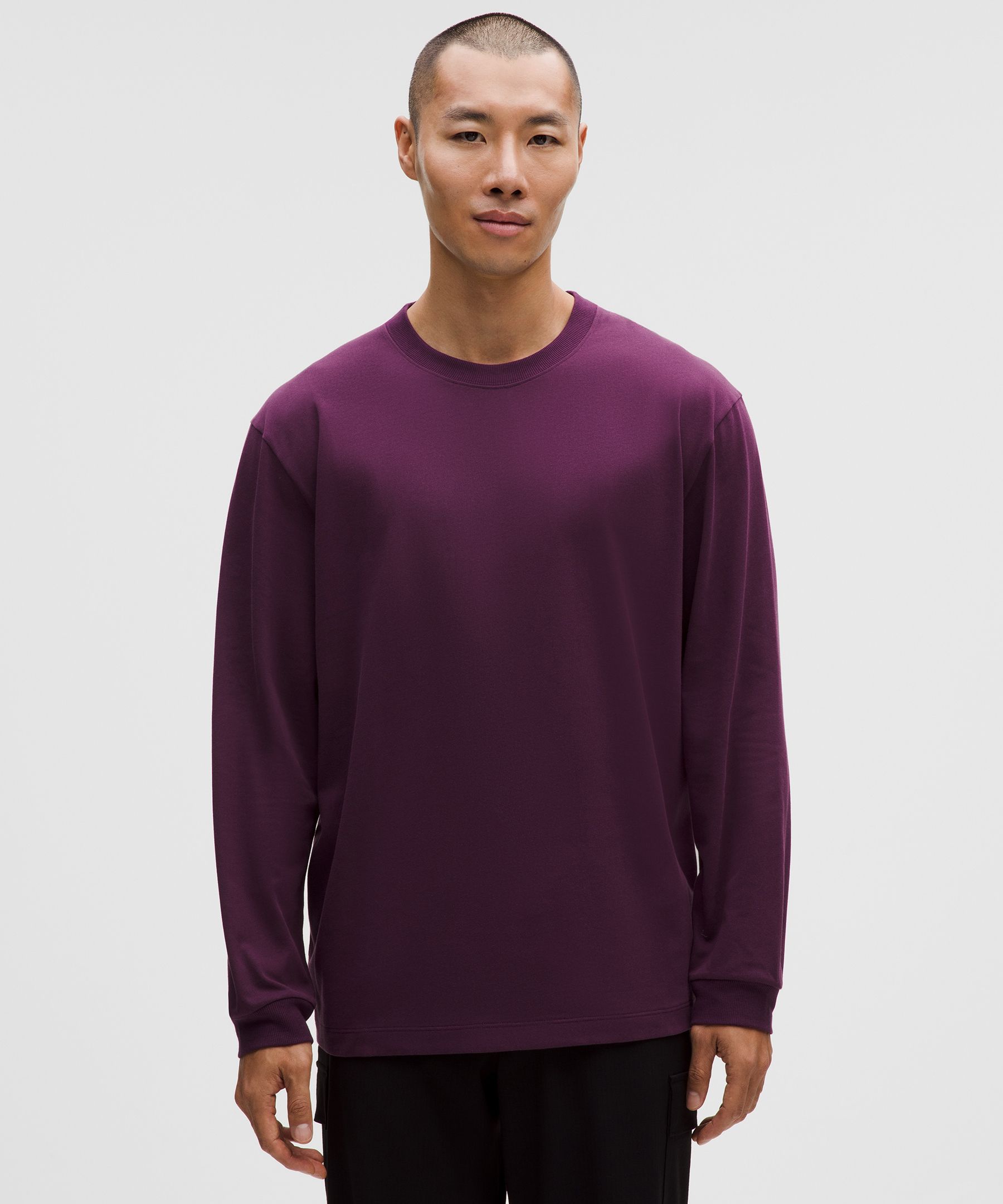 Heavyweight Cotton Jersey Long-Sleeve Shirt
