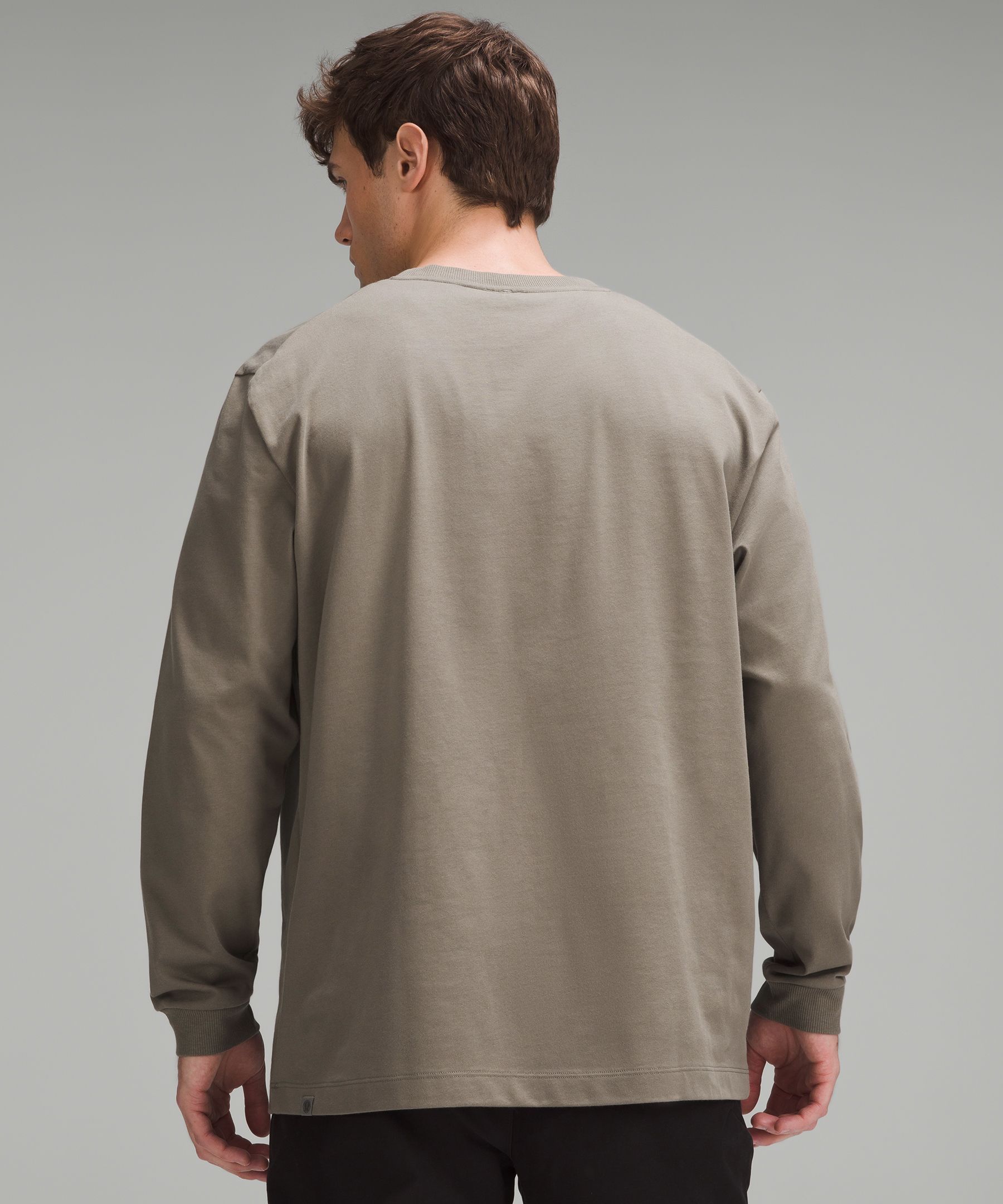 Heavyweight Cotton Jersey Long-Sleeve Shirt | Men's Long Sleeve Shirts