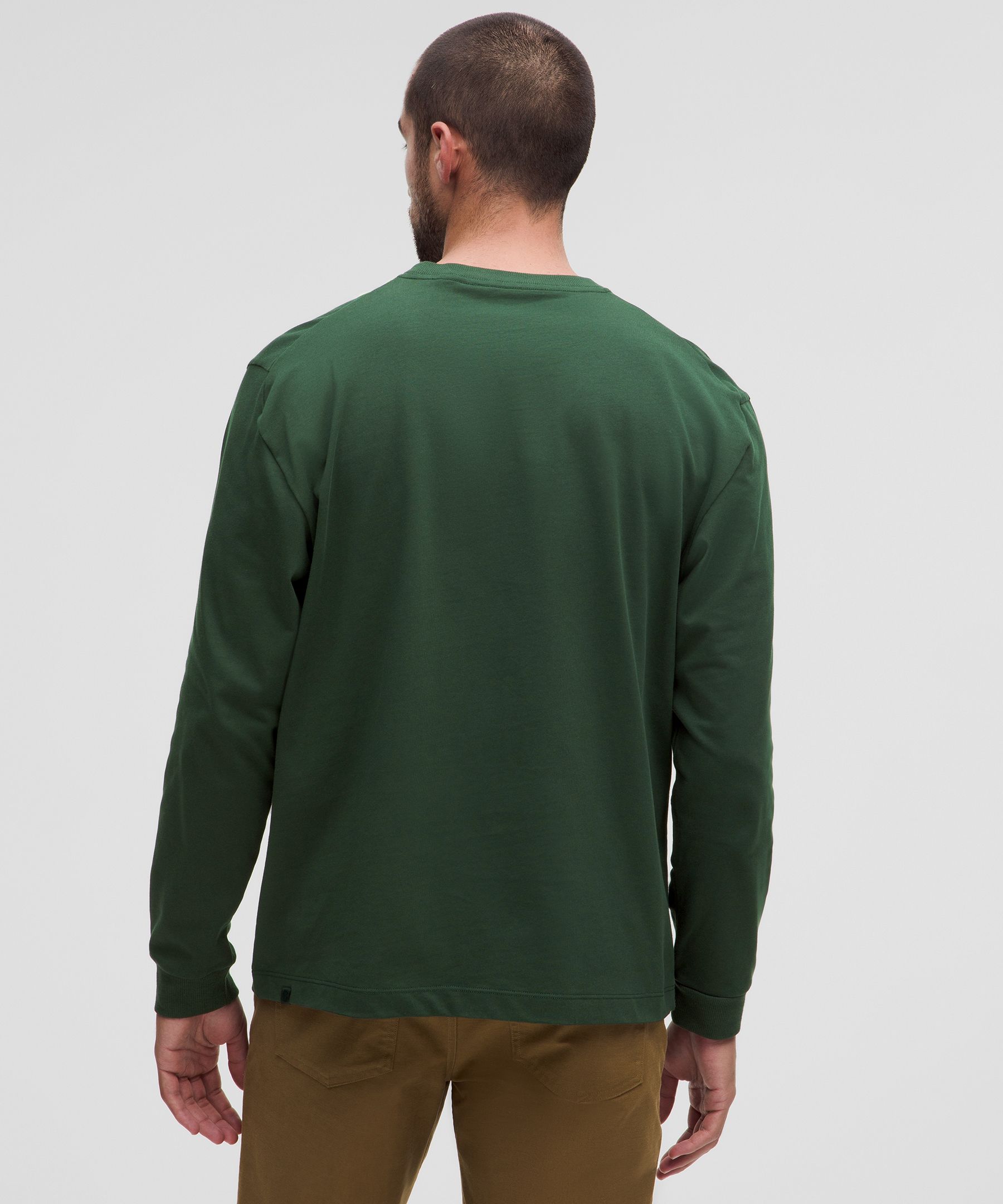 Heavyweight Cotton Jersey Long-Sleeve Shirt | Men's Long Sleeve Shirts