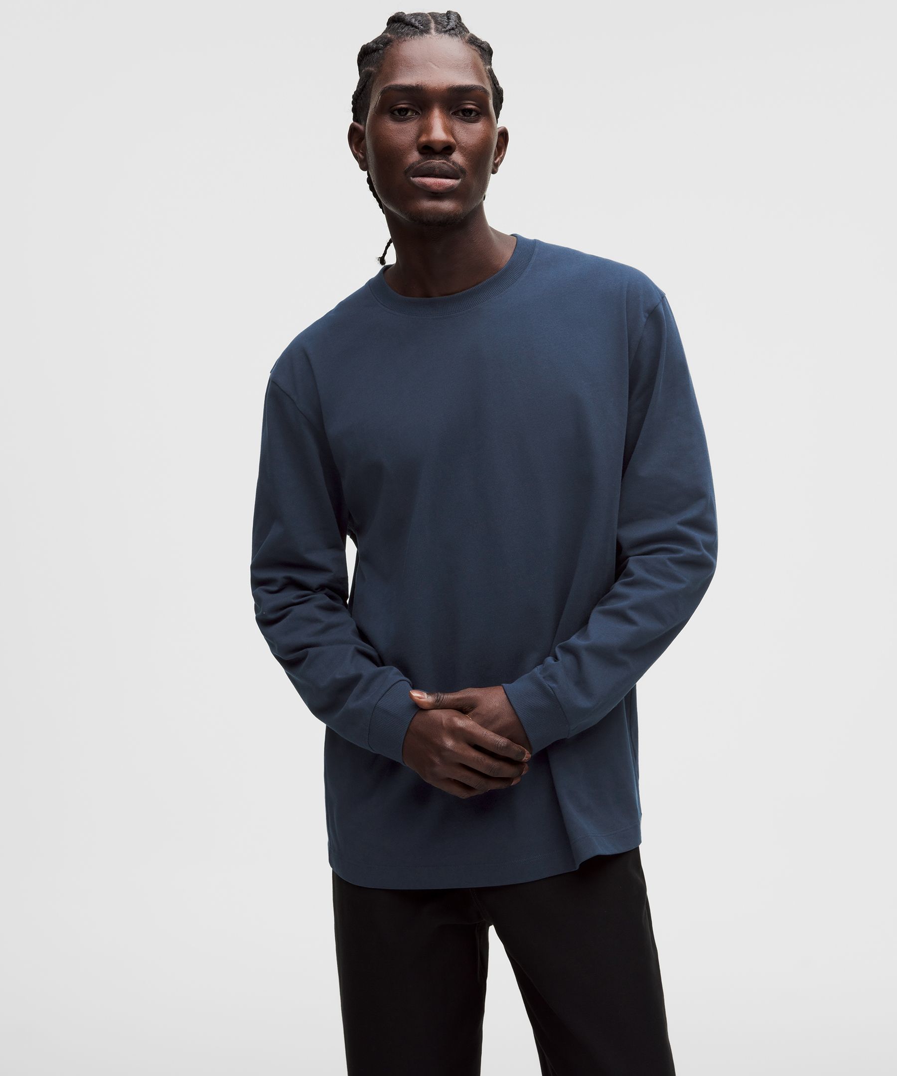 Heavyweight Cotton Jersey Long-Sleeve Shirt