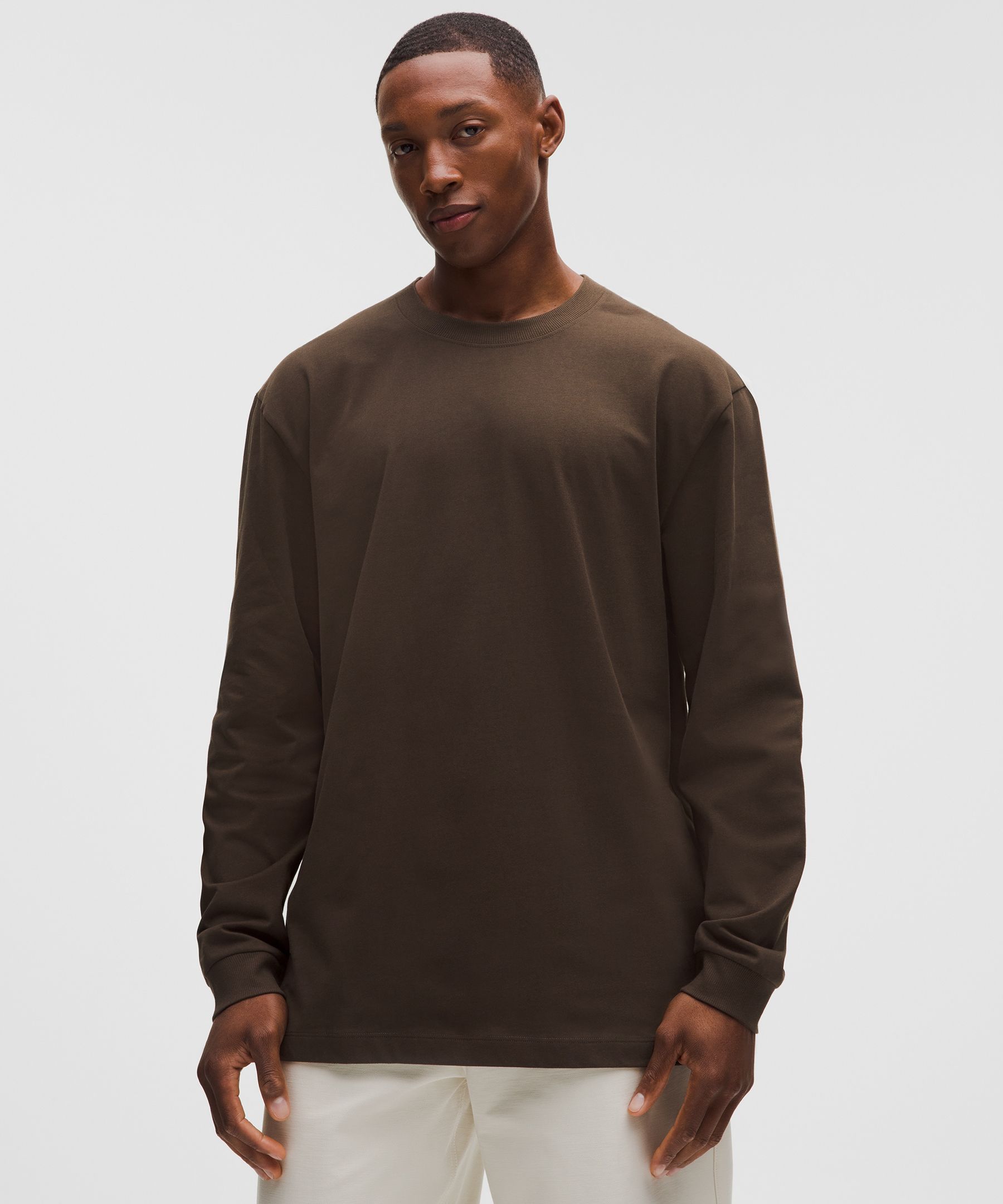 Heavyweight Cotton Jersey Long-Sleeve Shirt