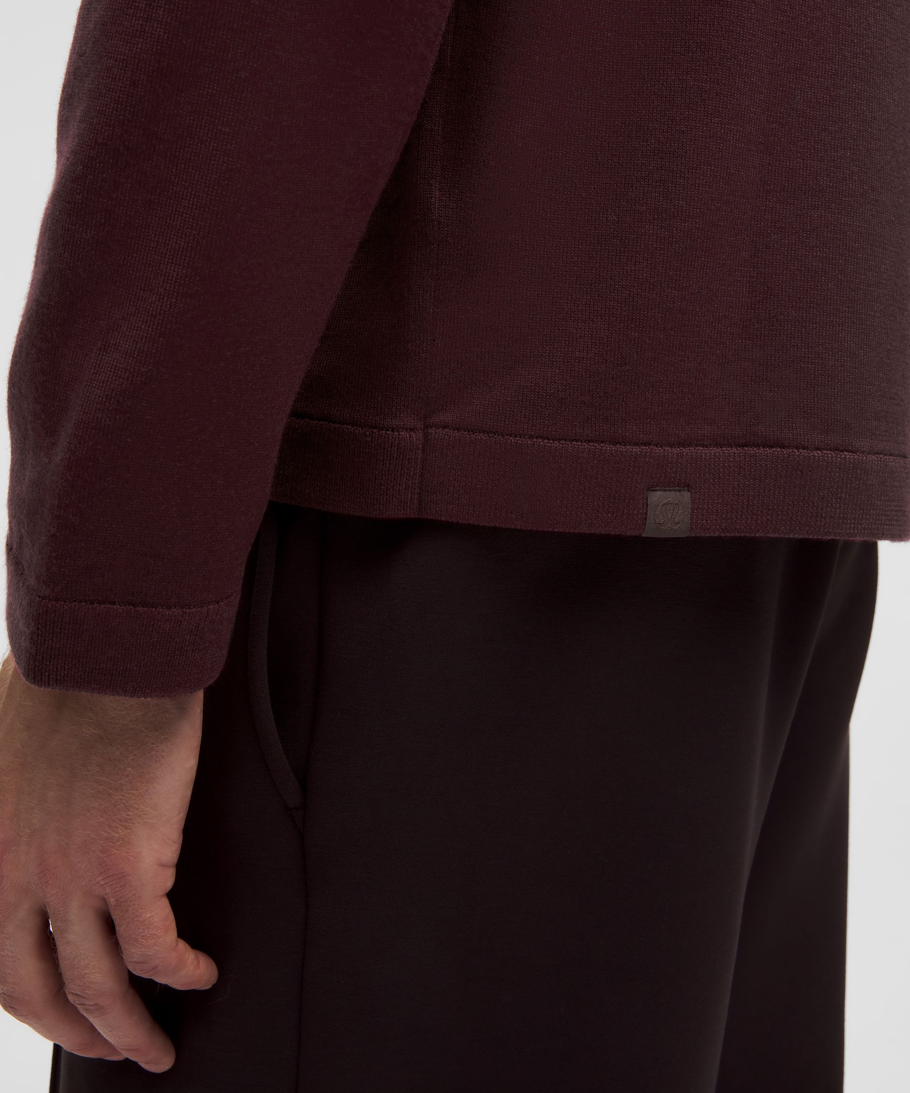 Lululemon New Venture Long-sleeve Knit Polo Shirt