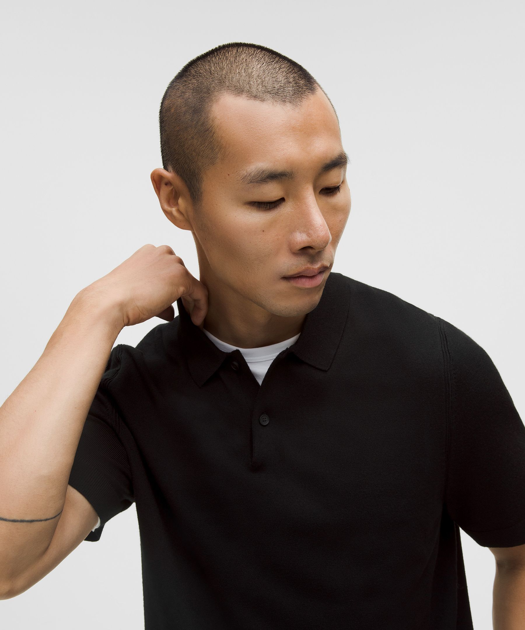 New Venture Short-Sleeve Knit Polo Shirt