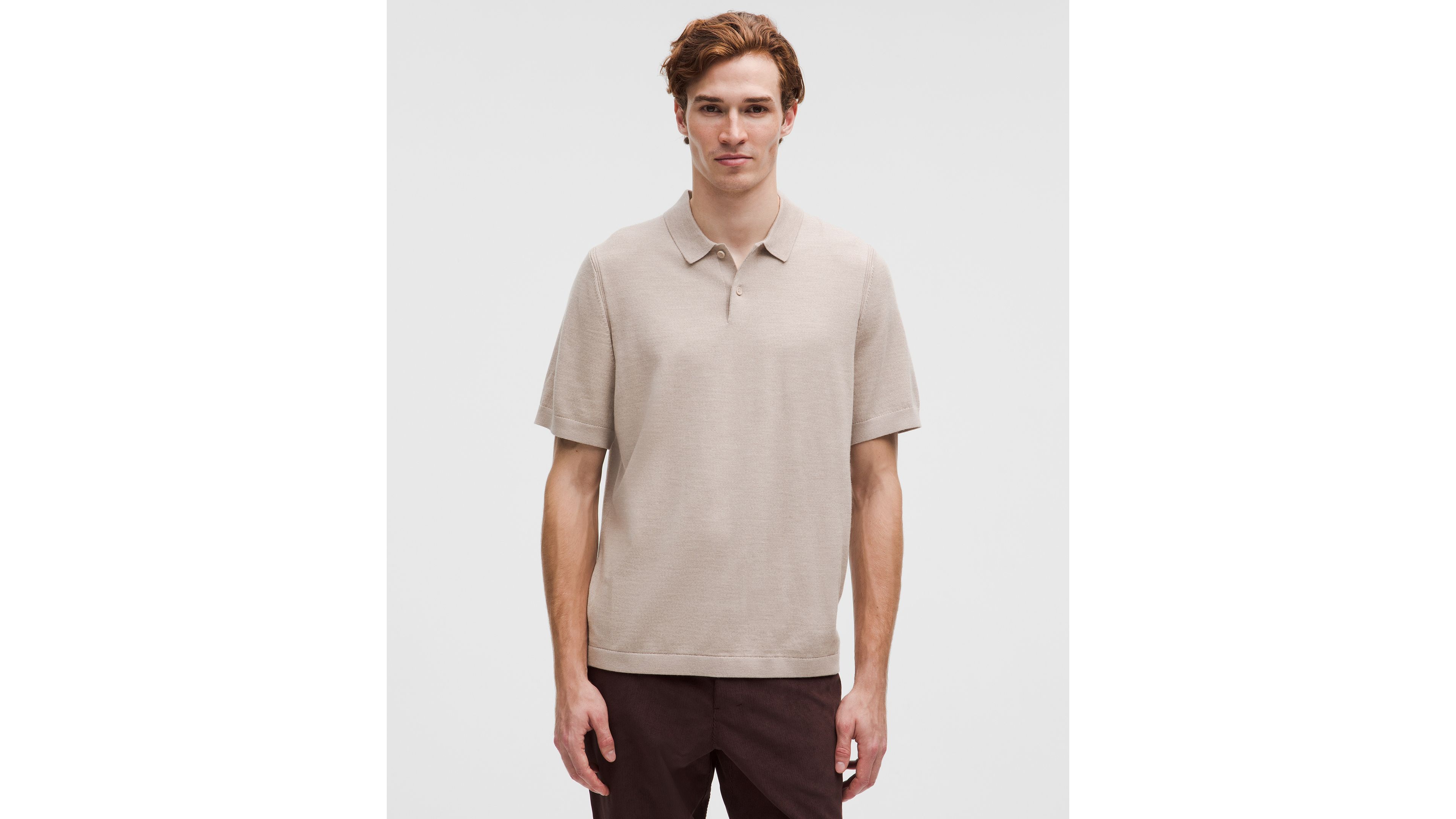 New Venture Short-Sleeve Knit Polo Shirt