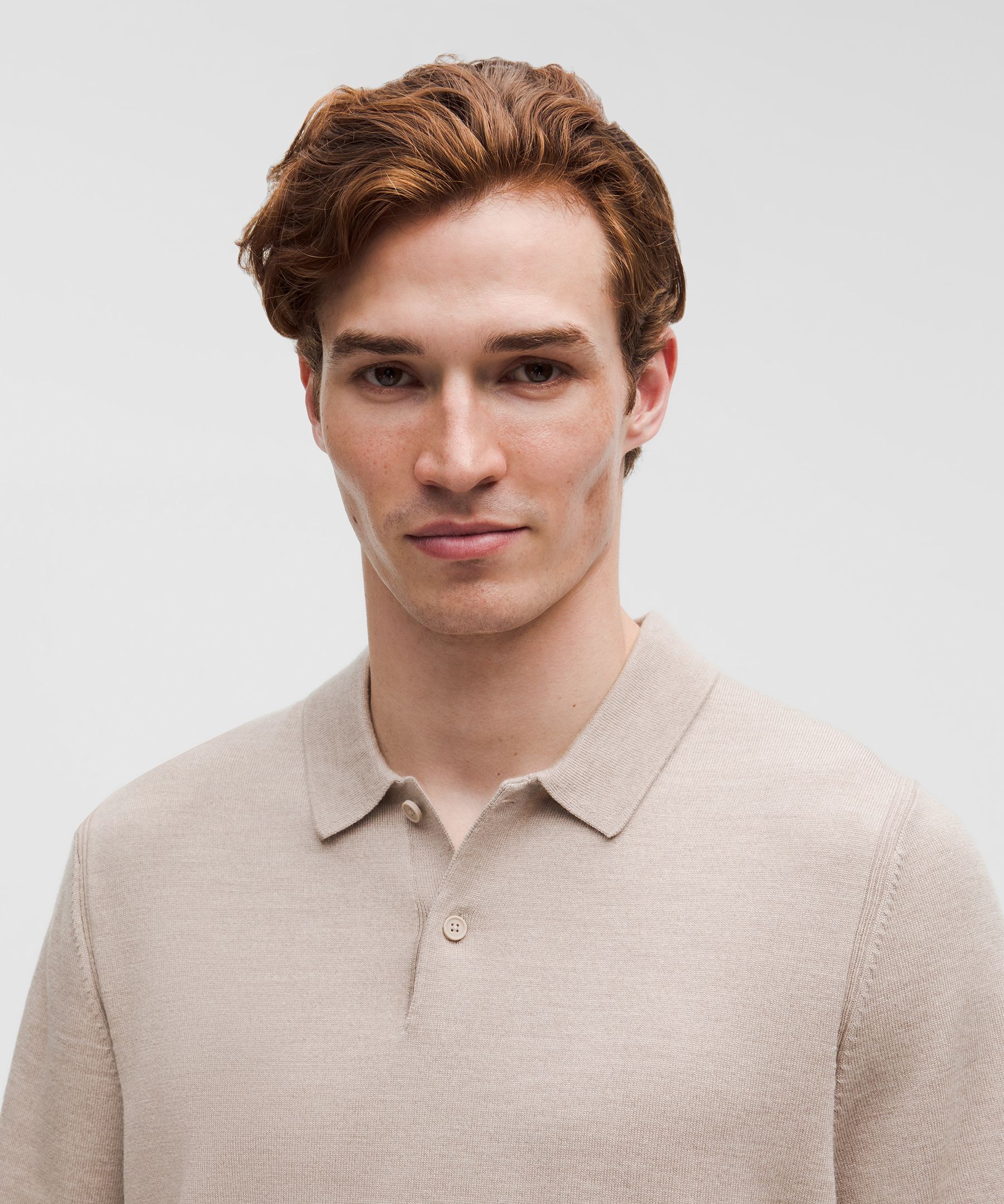 New Venture Short-Sleeve Knit Polo Shirt