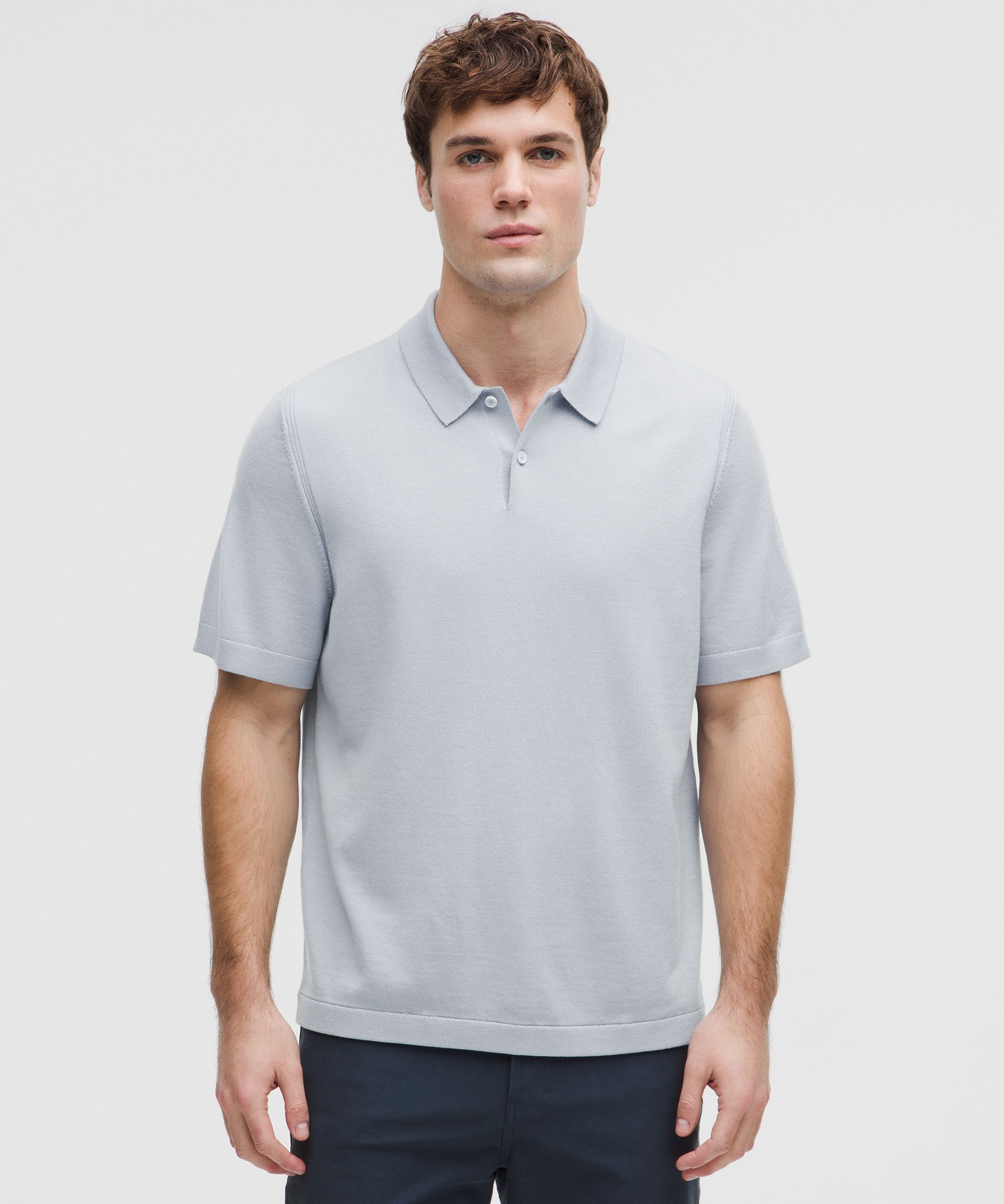 New Venture Short-Sleeve Knit Polo Shirt