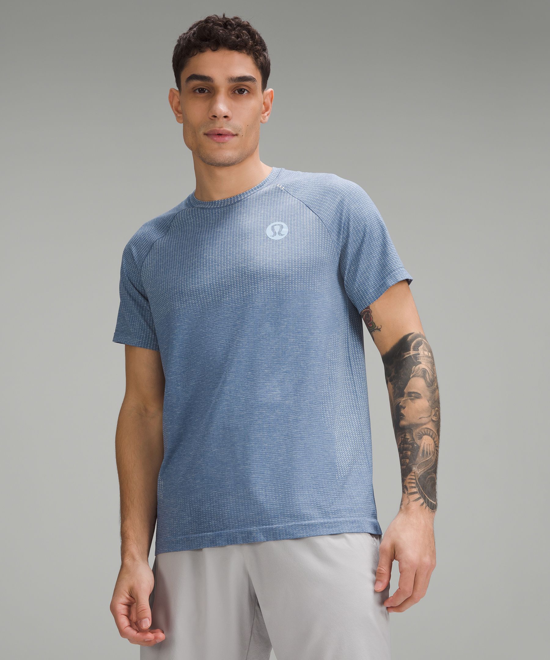 lululemon Metal Vent Tech Short Sleeve – Mineral Blue – Baptiste Institute