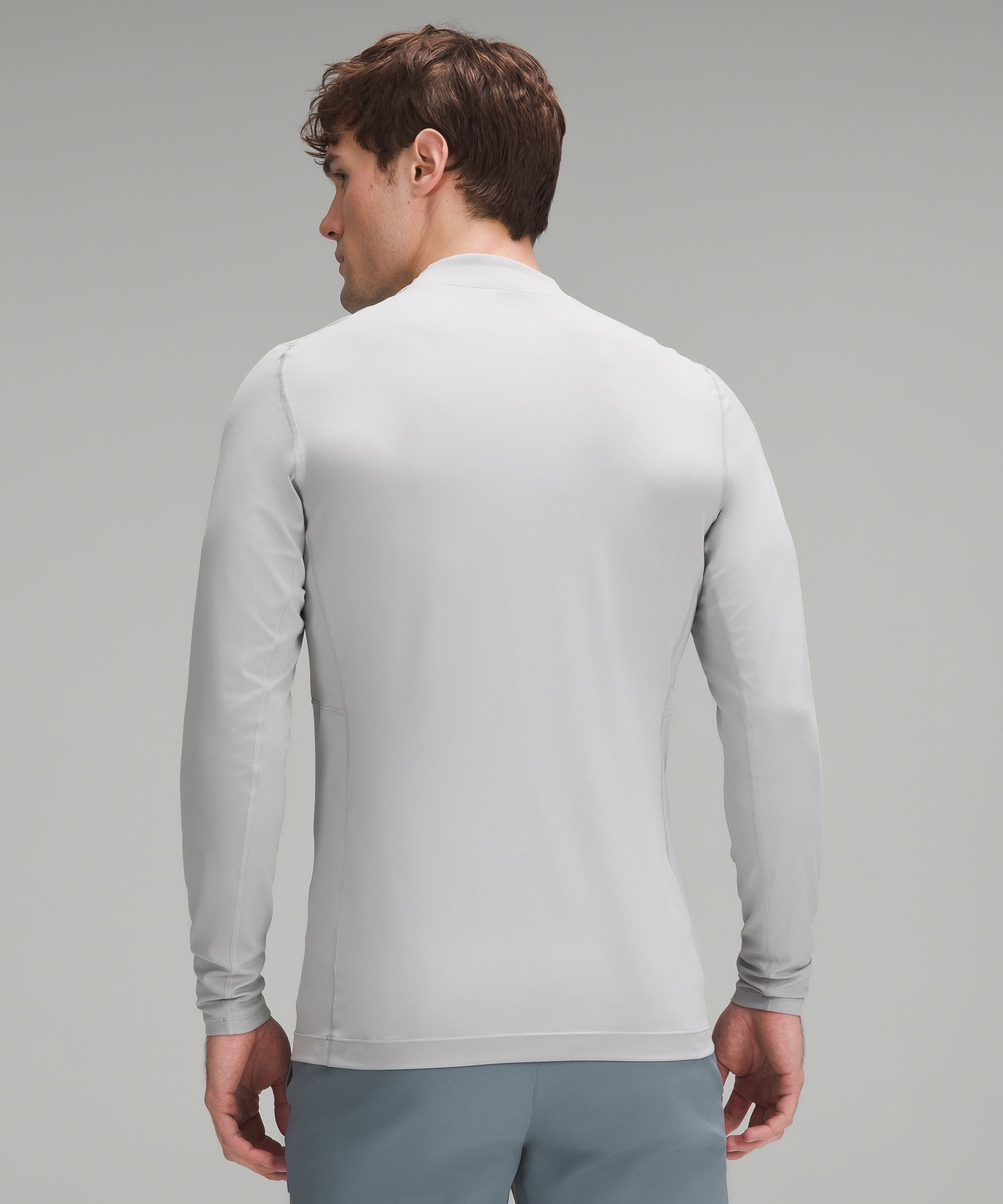 Shop Lululemon Mockneck Golf Long-sleeve Baselayer